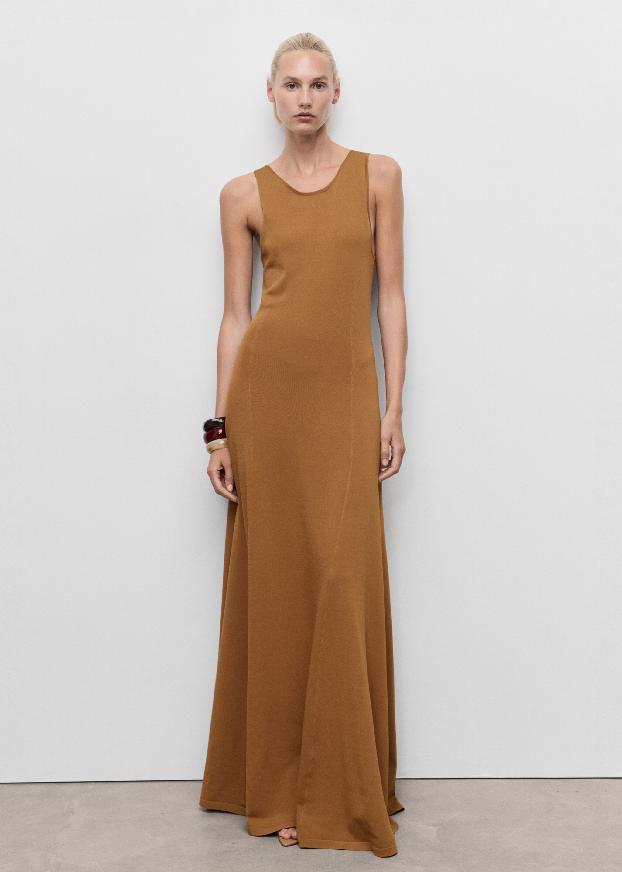 Robe longue maille - Plan général