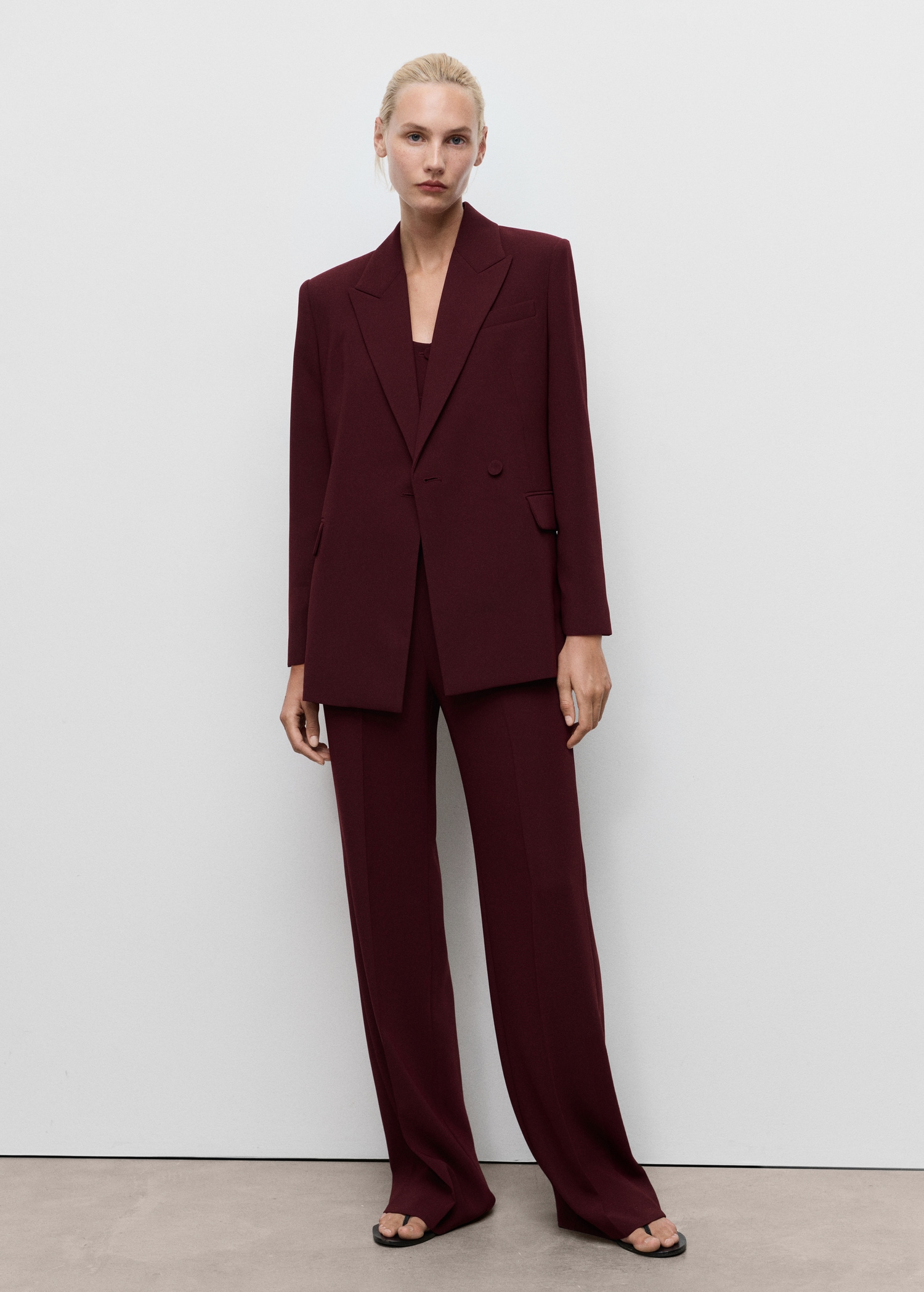 Double-breasted suit jacket | MANGO Latvia