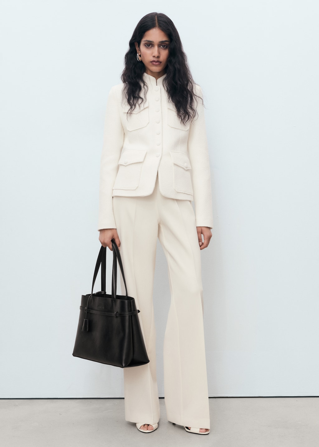 Bouclé jacket with pockets - Women | MANGO USA
