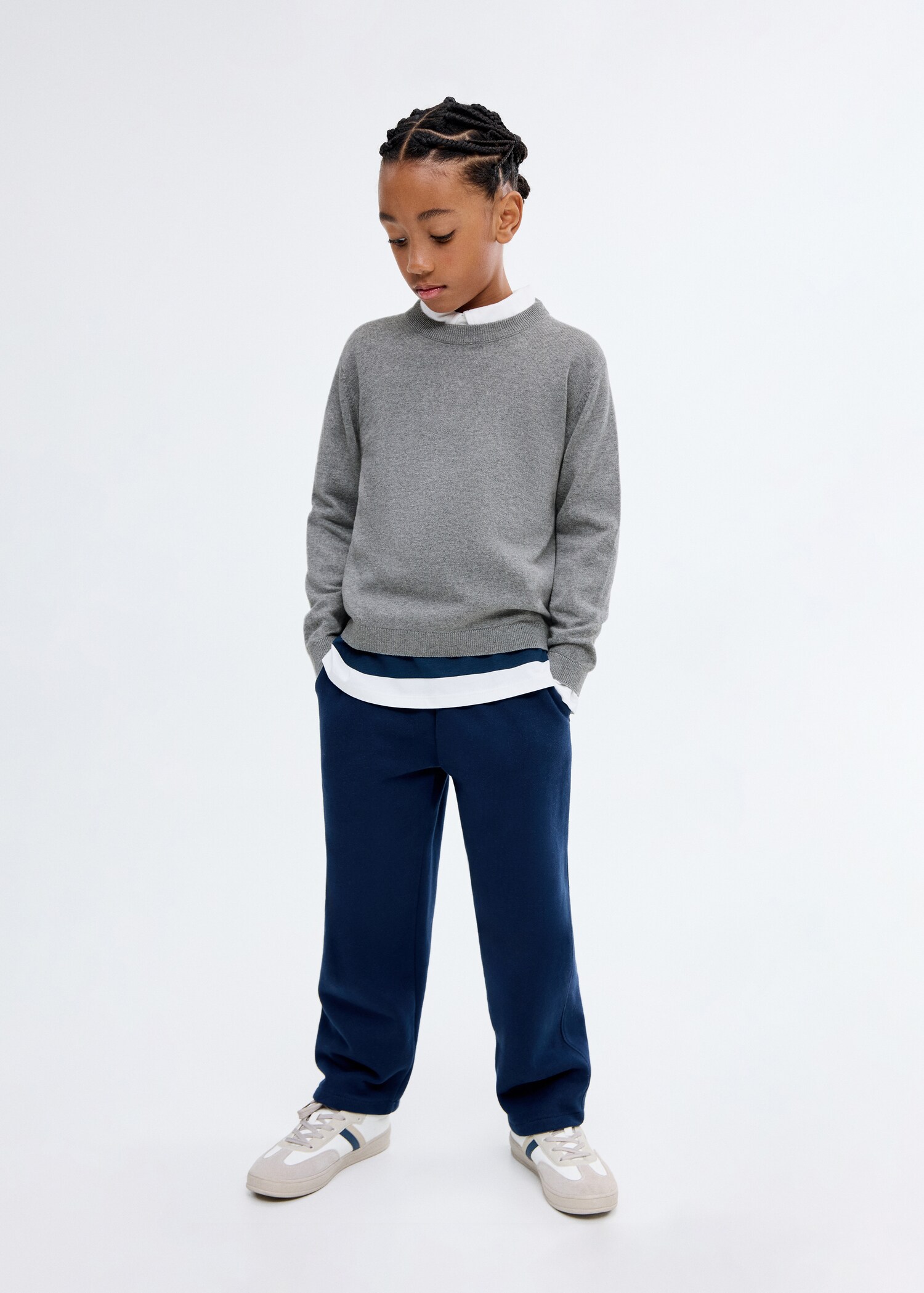 Essential cotton-blend sweater - General plane