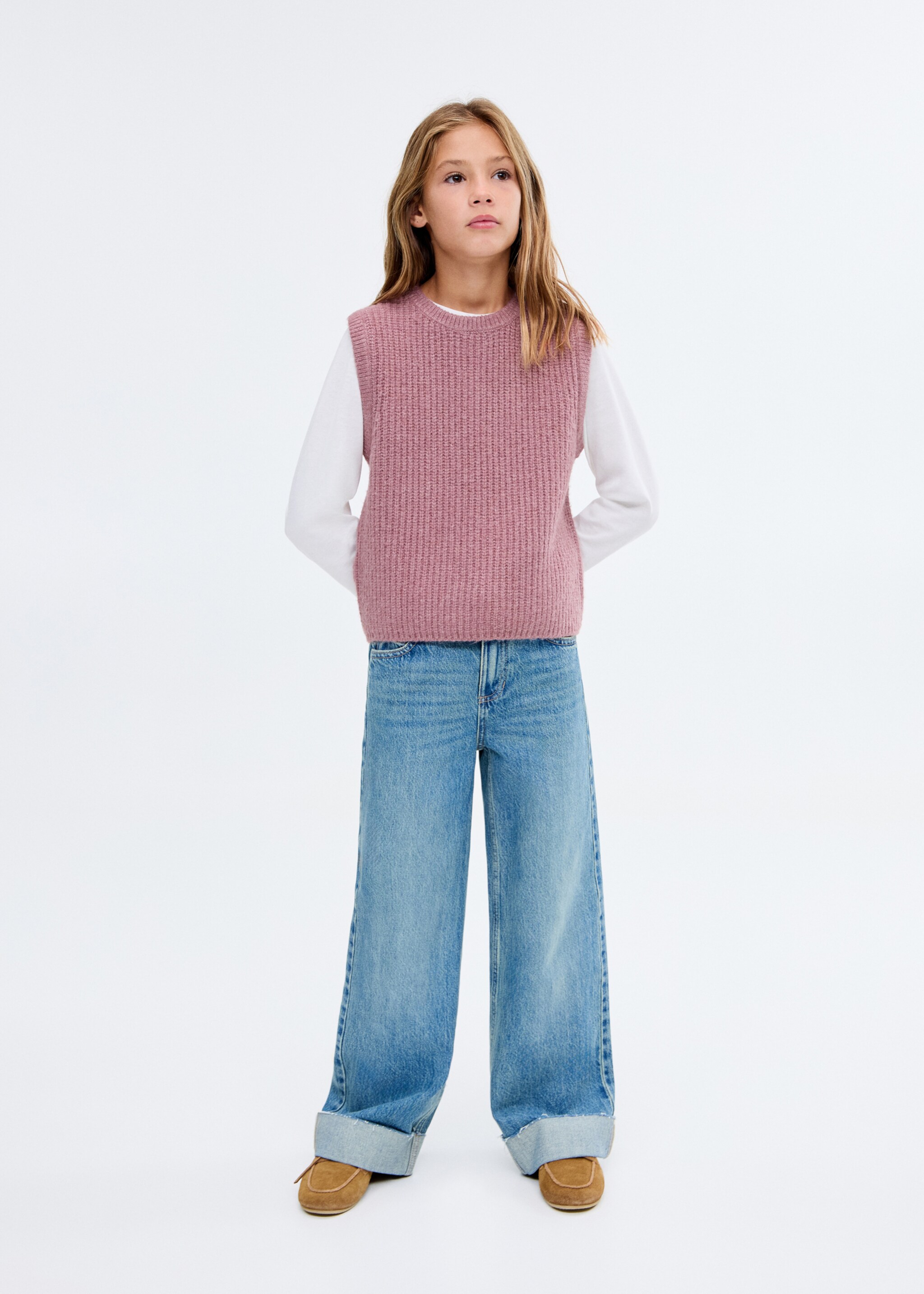 Ribbed jersey jacket - General plane, Cherry. Ref: 17096336-00.
