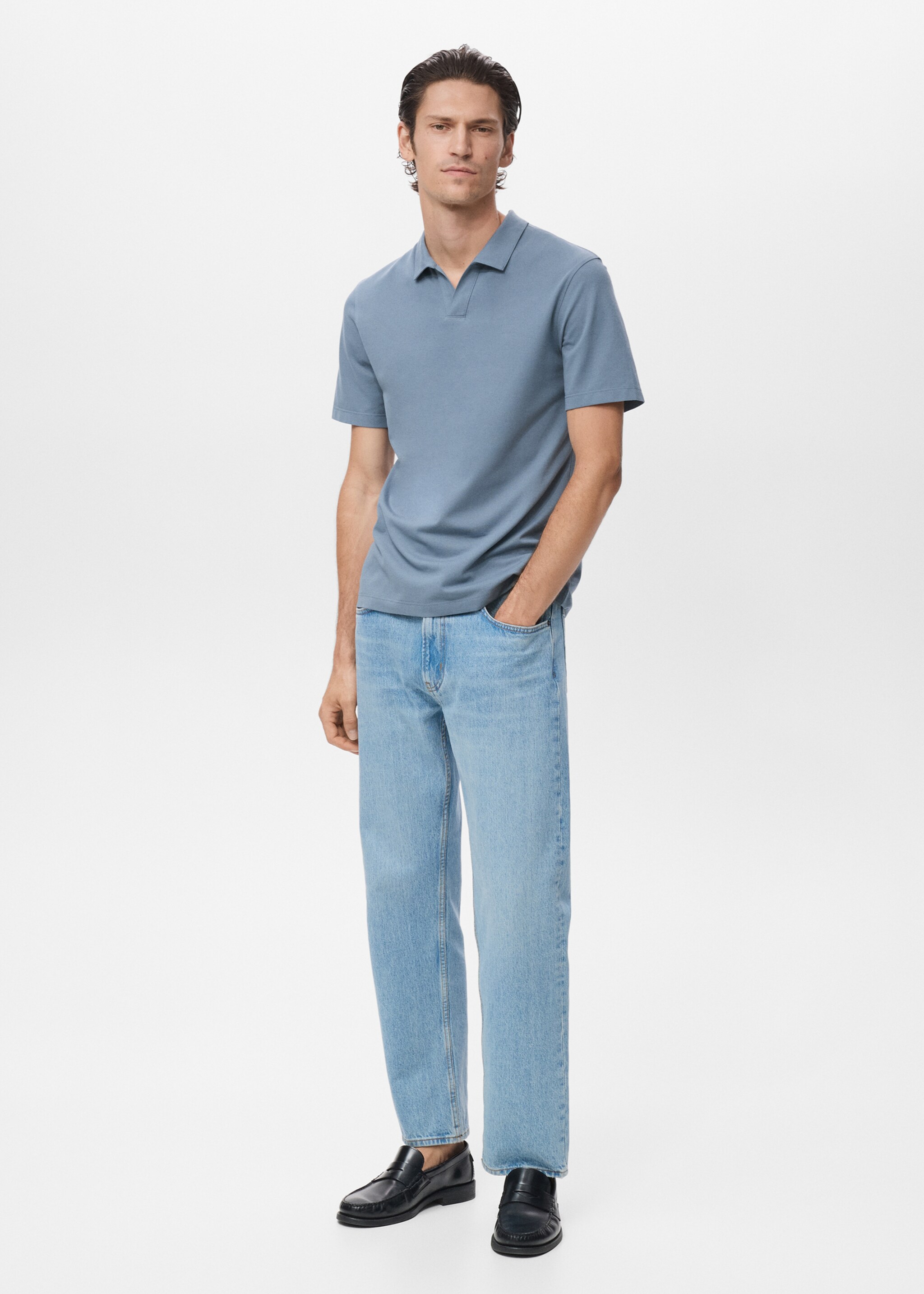 Polo shirt tagah-h - General plane, Indigo Blue. Ref: 17097766-00.