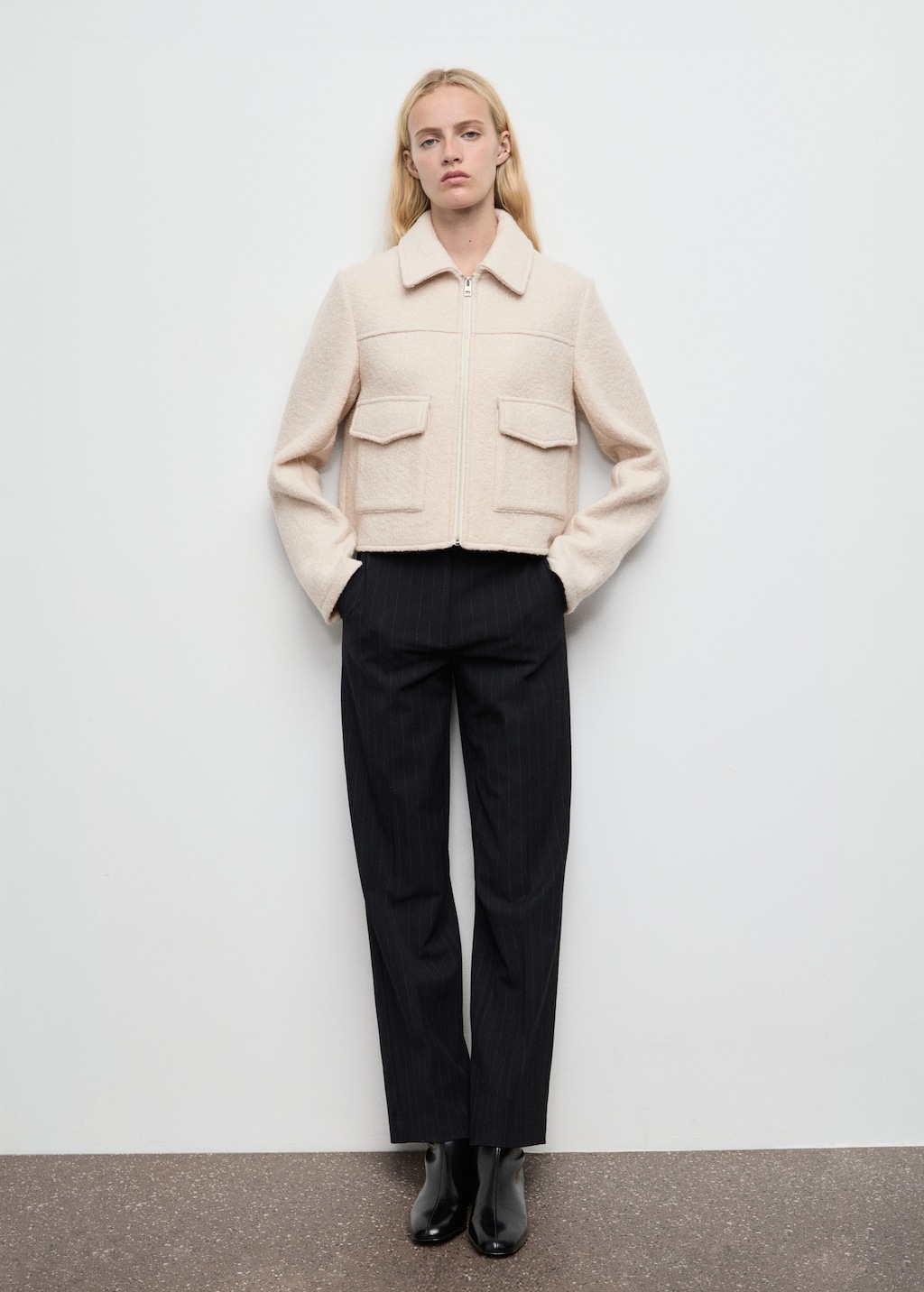 Mango Wool jacket with pockets