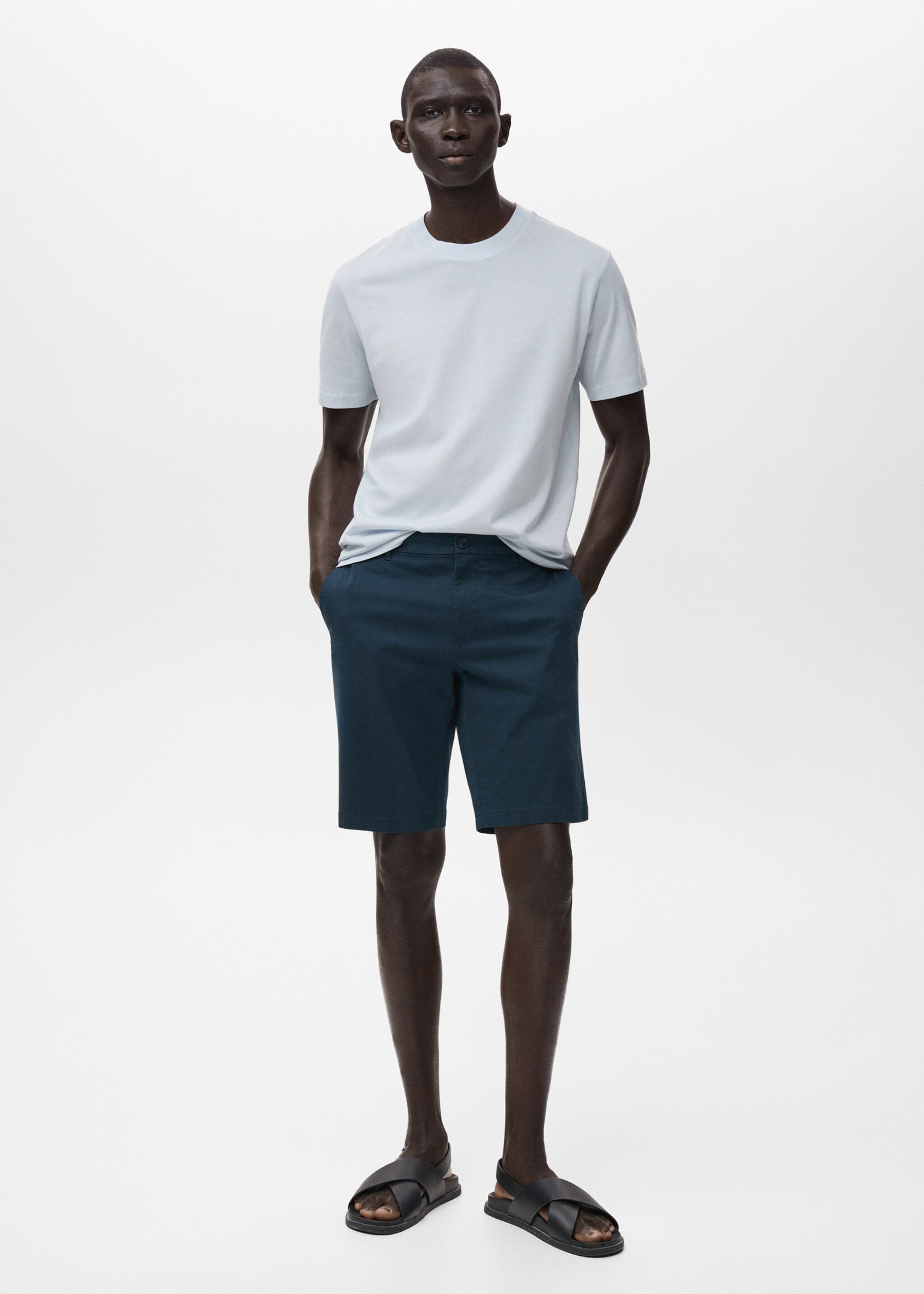 100% cotton slim-fit t-shirt - General plane