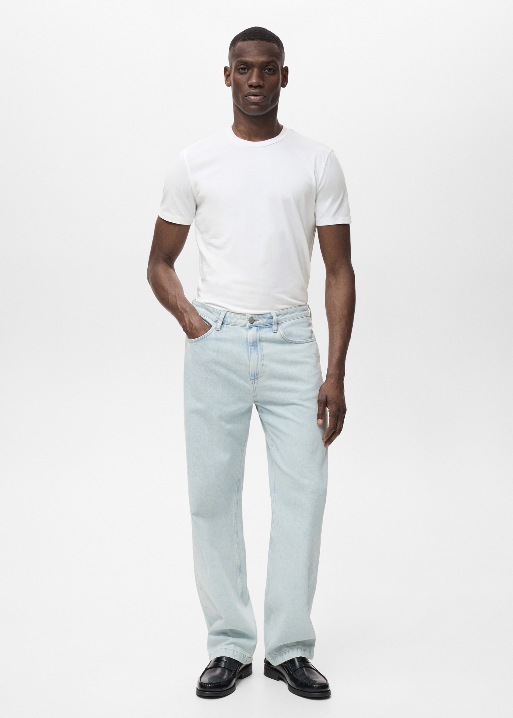 Stretch cotton T-shirt - General plane