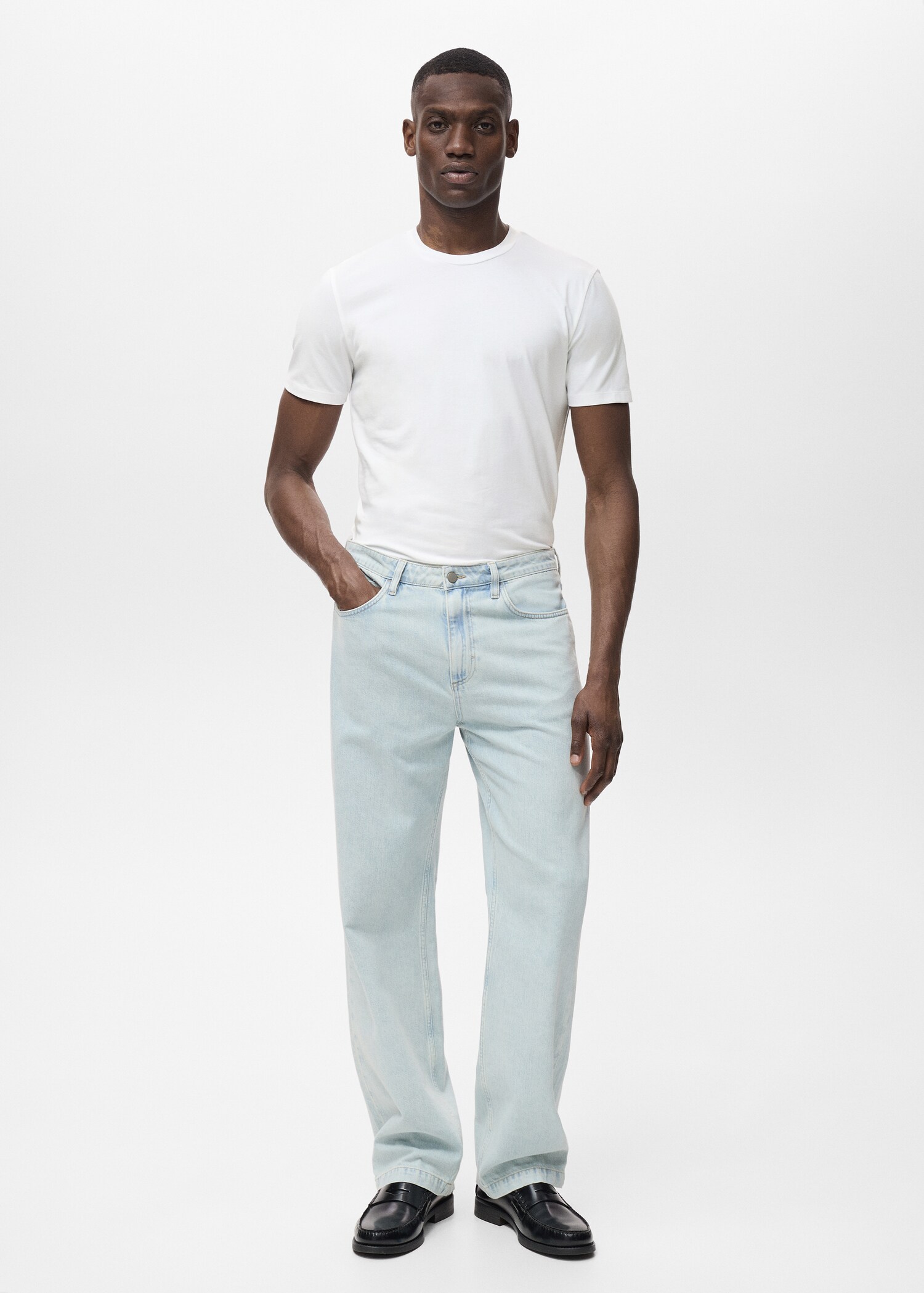 Stretch cotton T-shirt - General plane