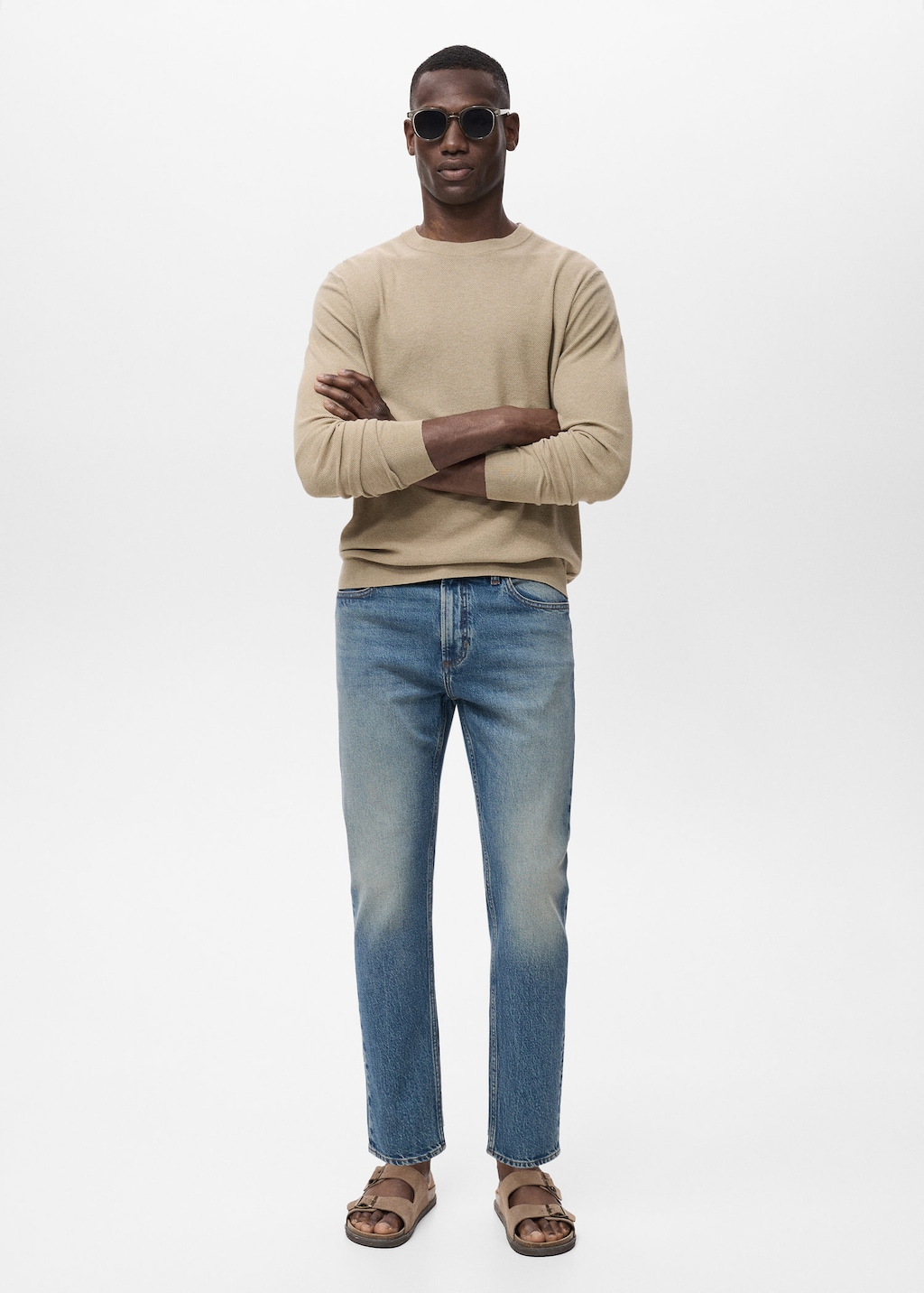 Jeans Ben tapered fit medium vintage blue - Man - 29 - MANGO MAN