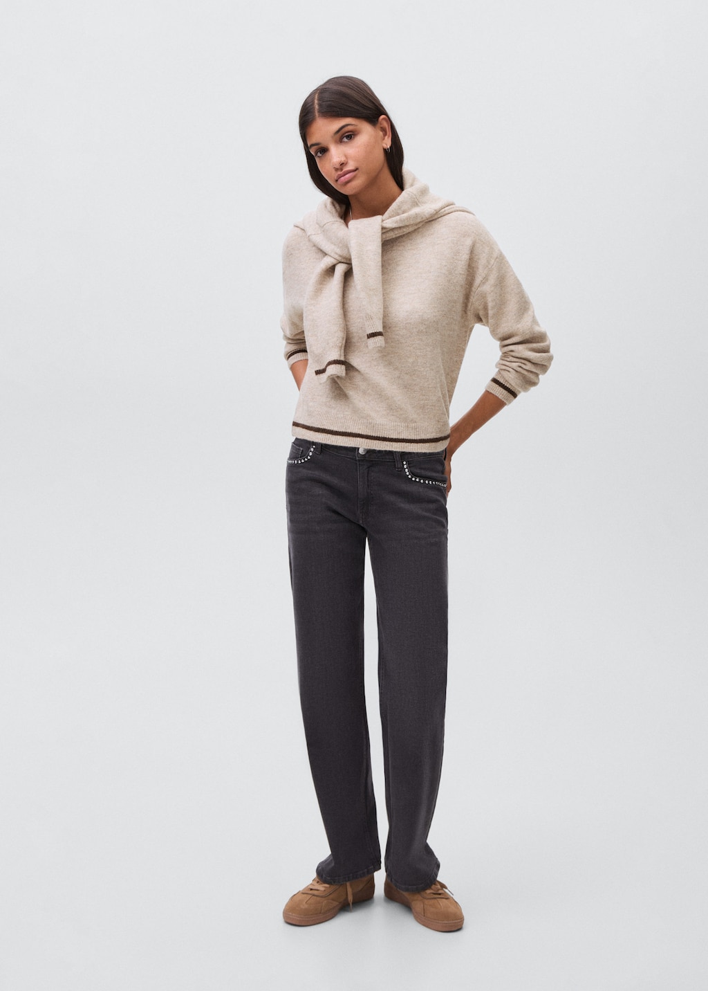 Mango Teen Pull-over Imprimé Tigre Rose - Fille - M -  In Animal Print