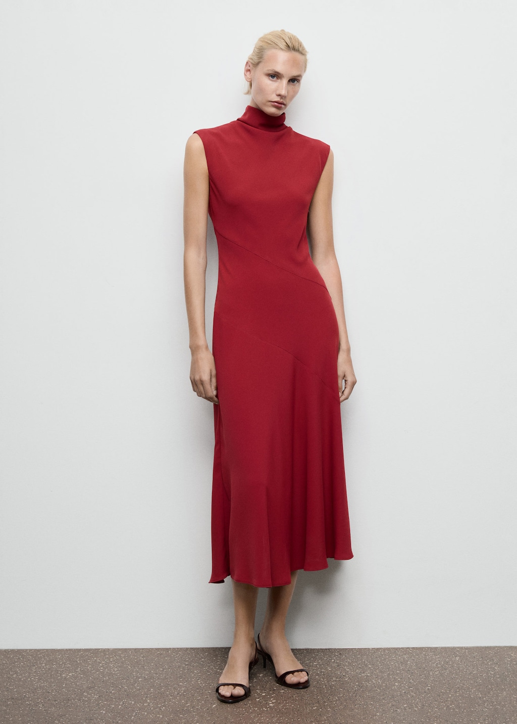 Mango Robe Rouge - Femme - S -  In Red