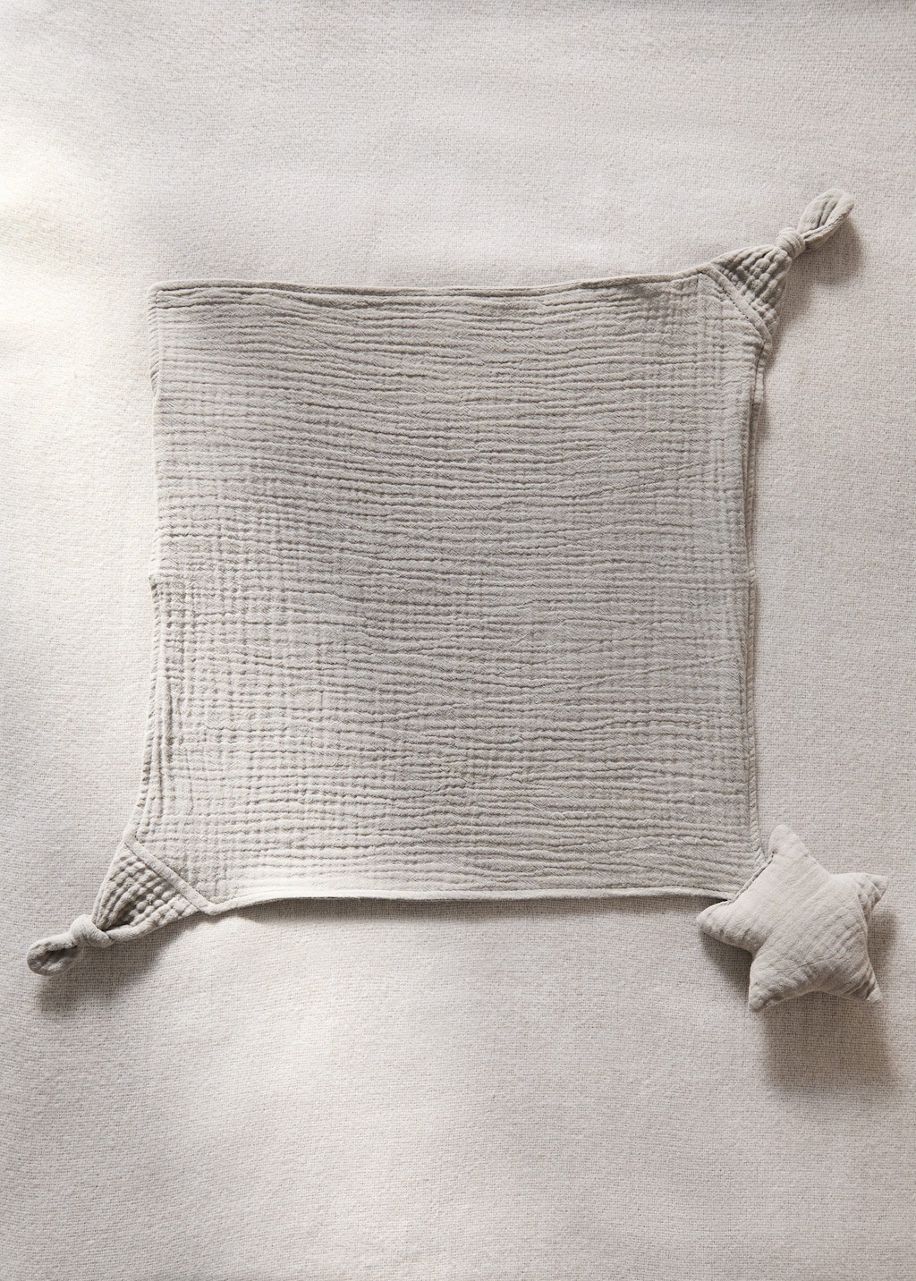 Mango Home Baby Comforter With Star Design Medium Brown