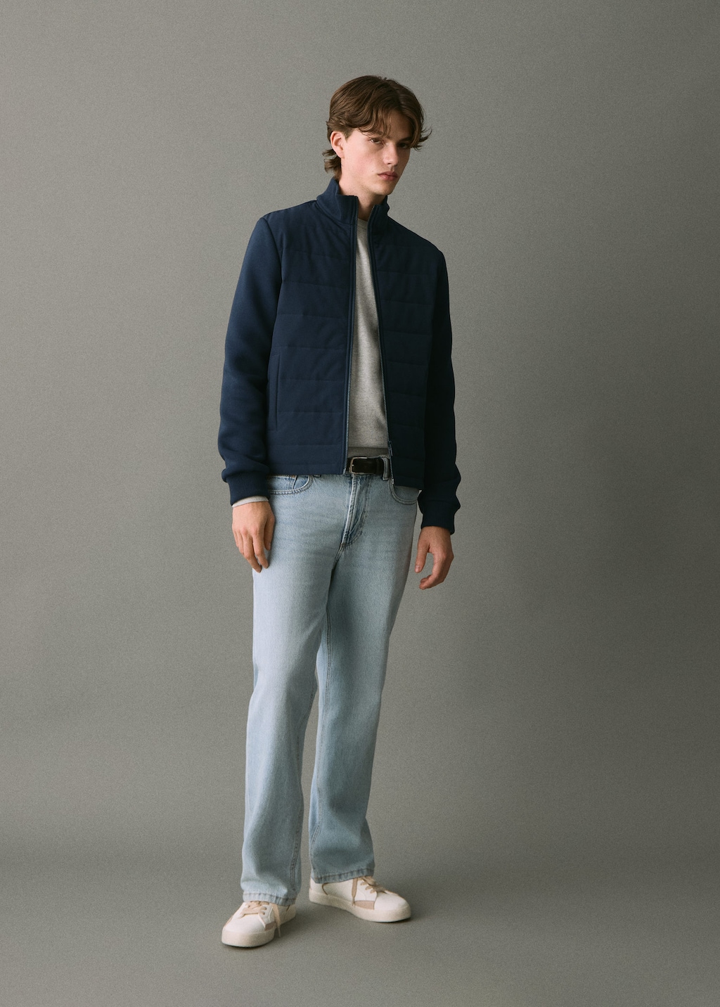 Mango Teen Anorak Nico Navy In Blue