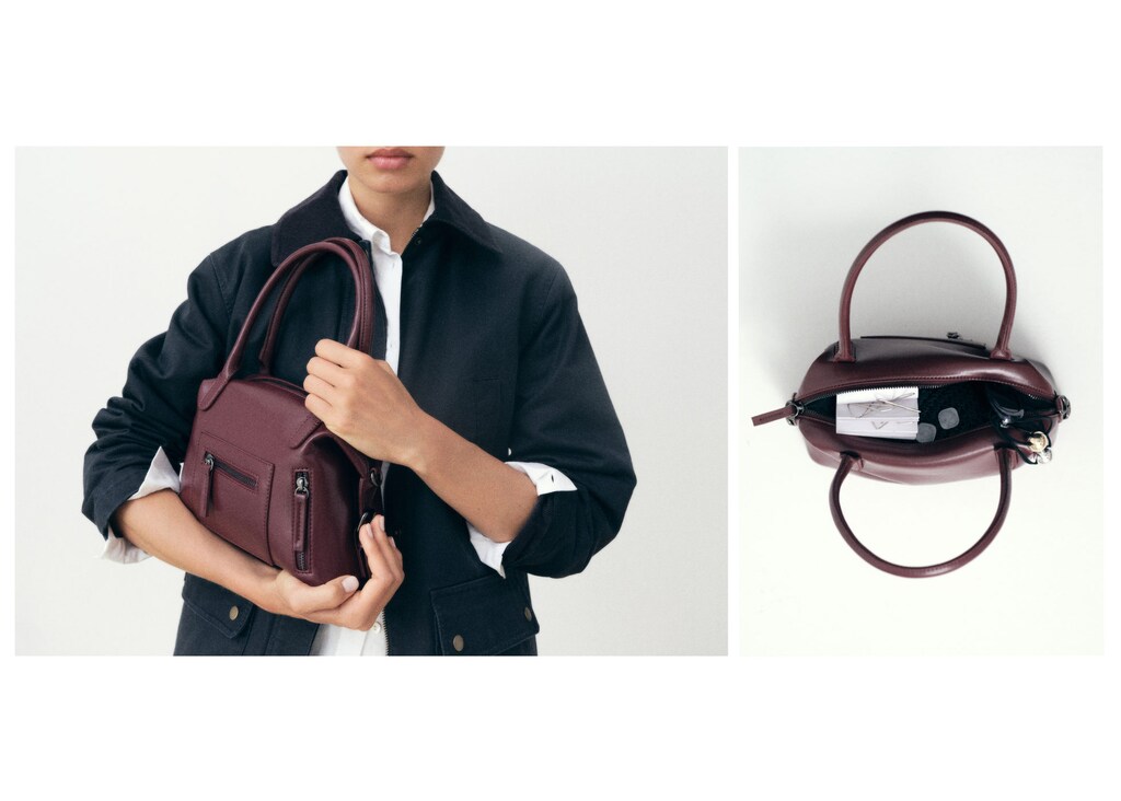 Mini structured handbag