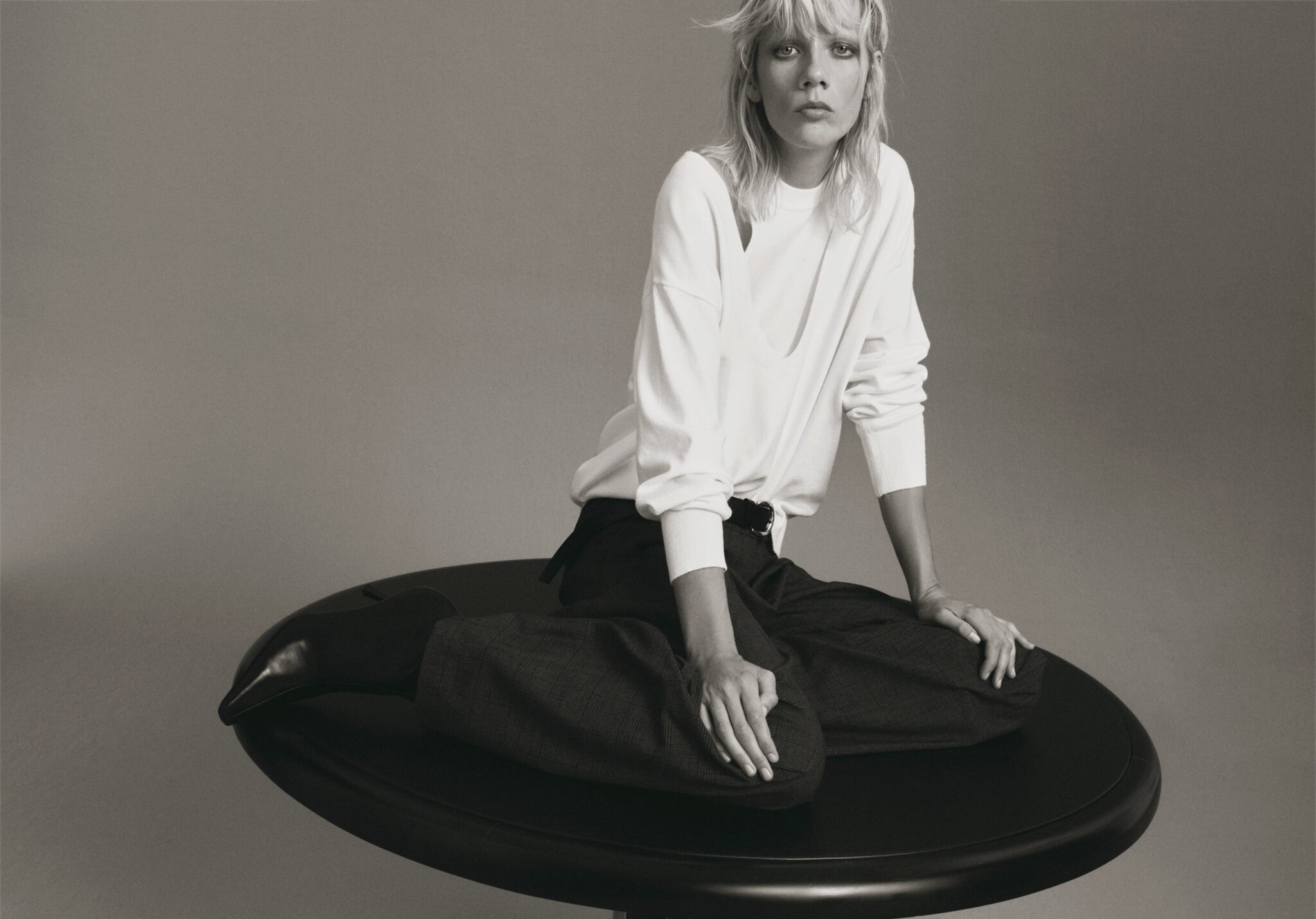 Oversized combined sweater - Panoramic plane