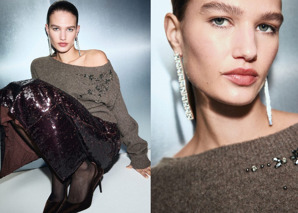 Crystal detail sweatshirt