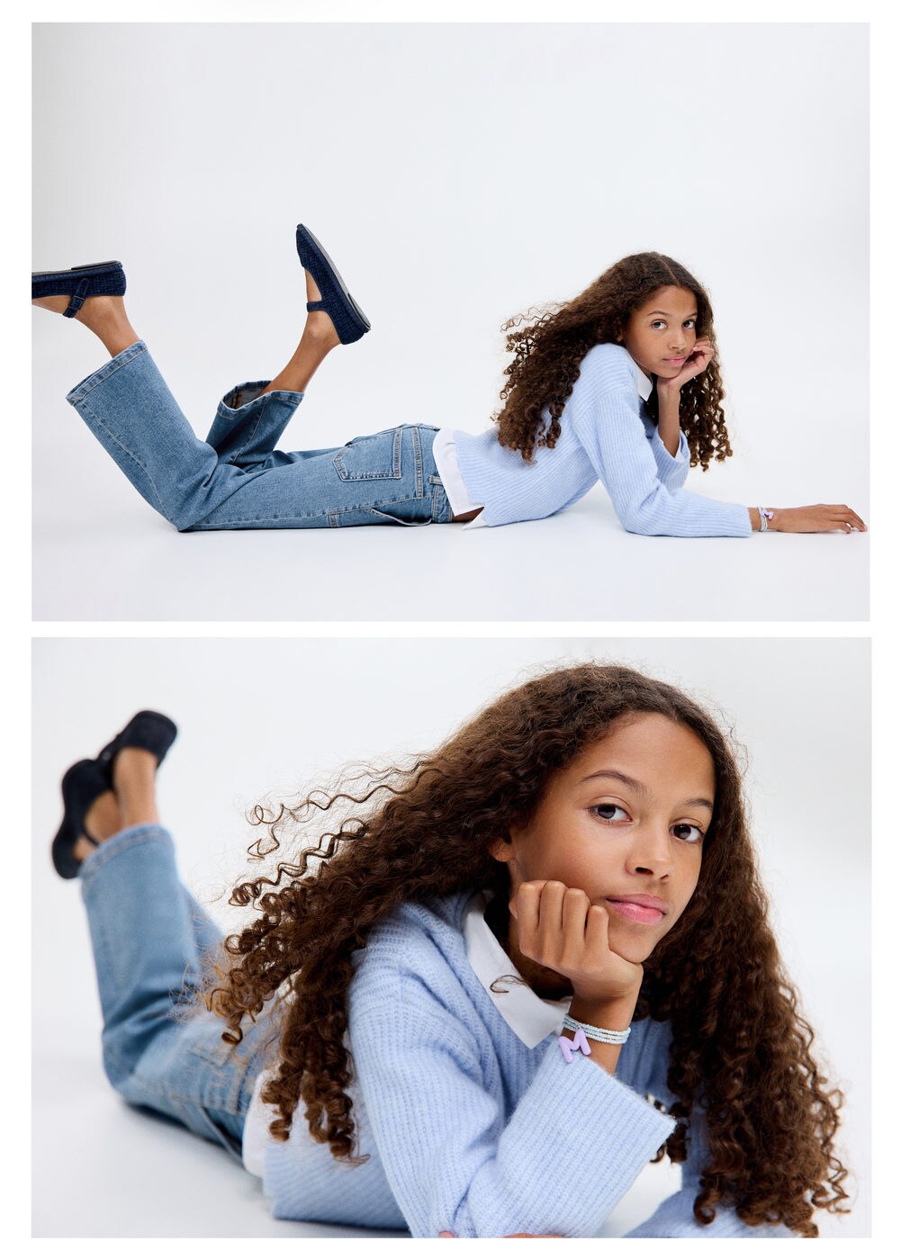 Straight-fit jeans with pockets - Panoramic plane