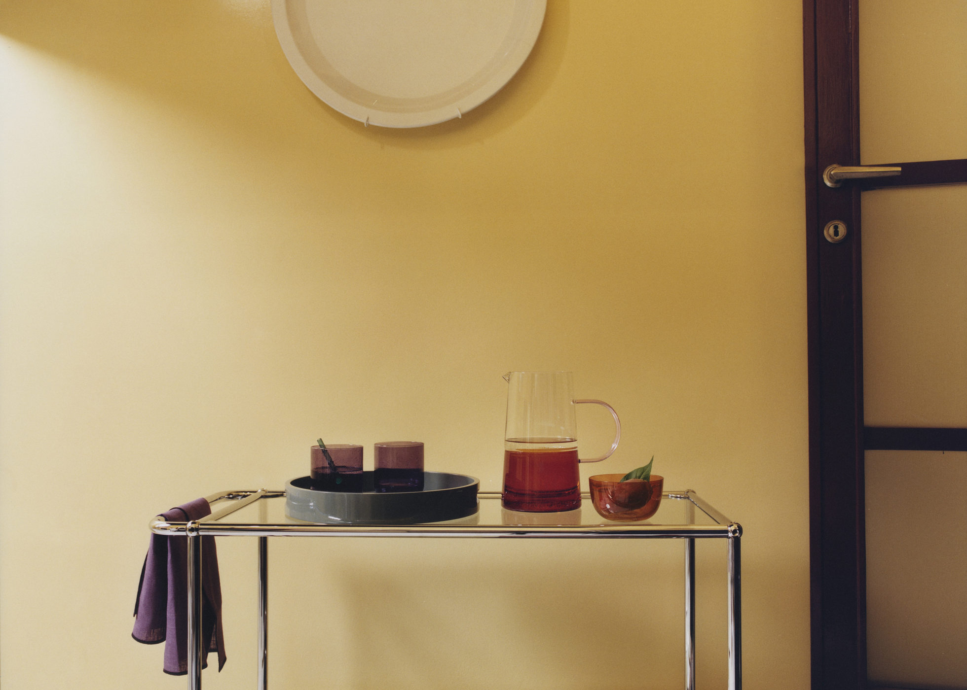 Two-tone borosilicate jug - Panoramic plane