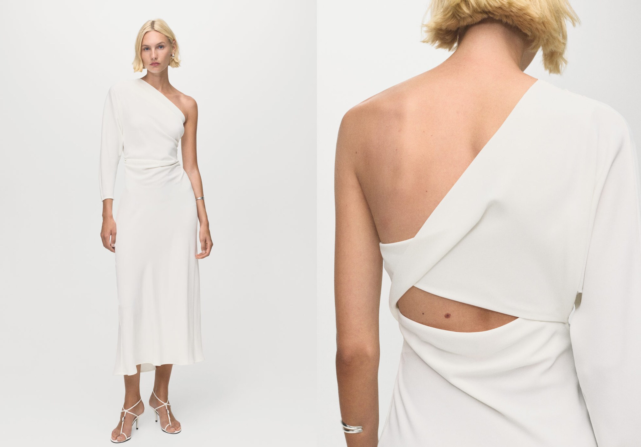 Asymmetrical dress with cut-out - Panoramic plane