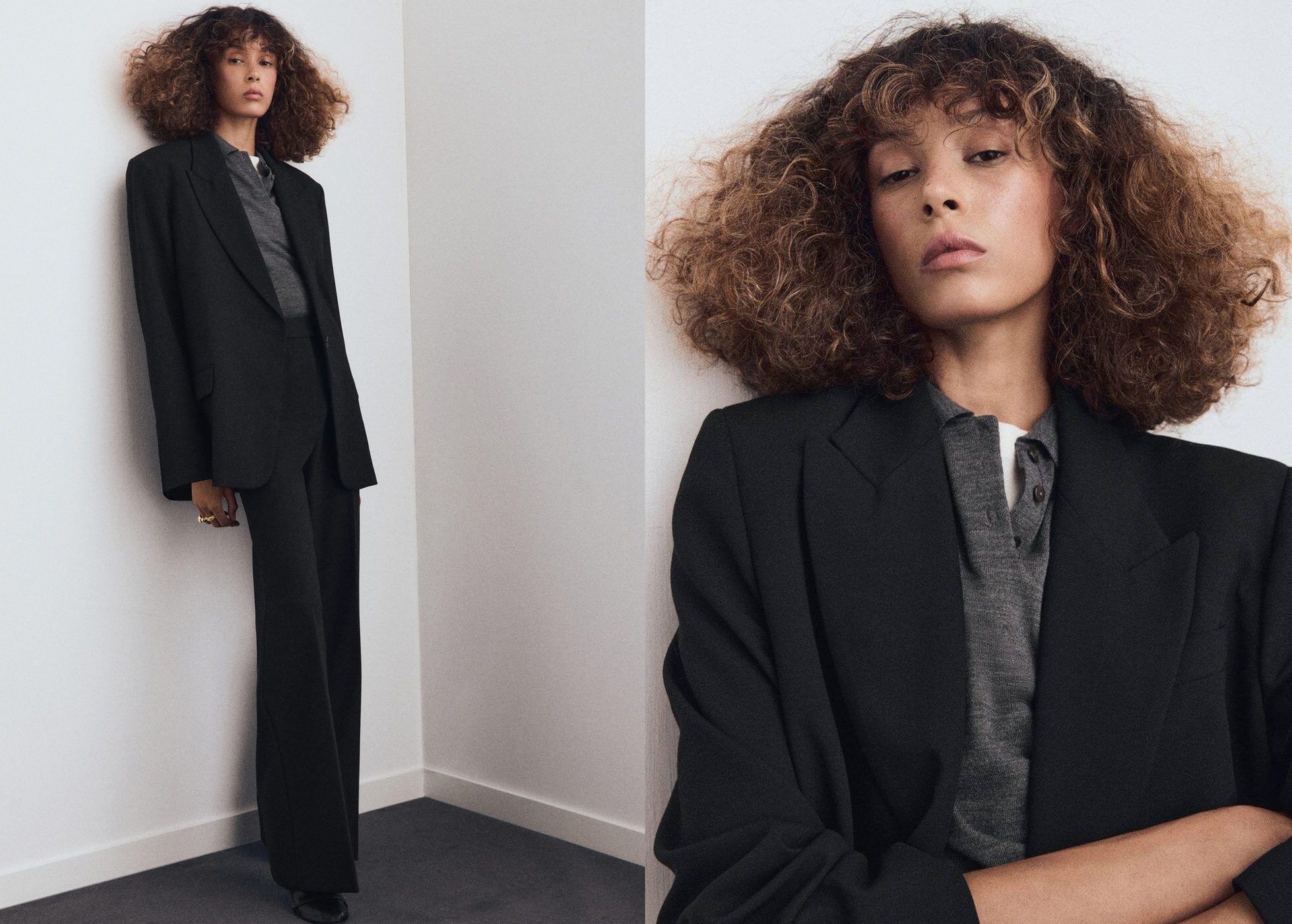 Blazer de costume avec poches - Plan panoramique