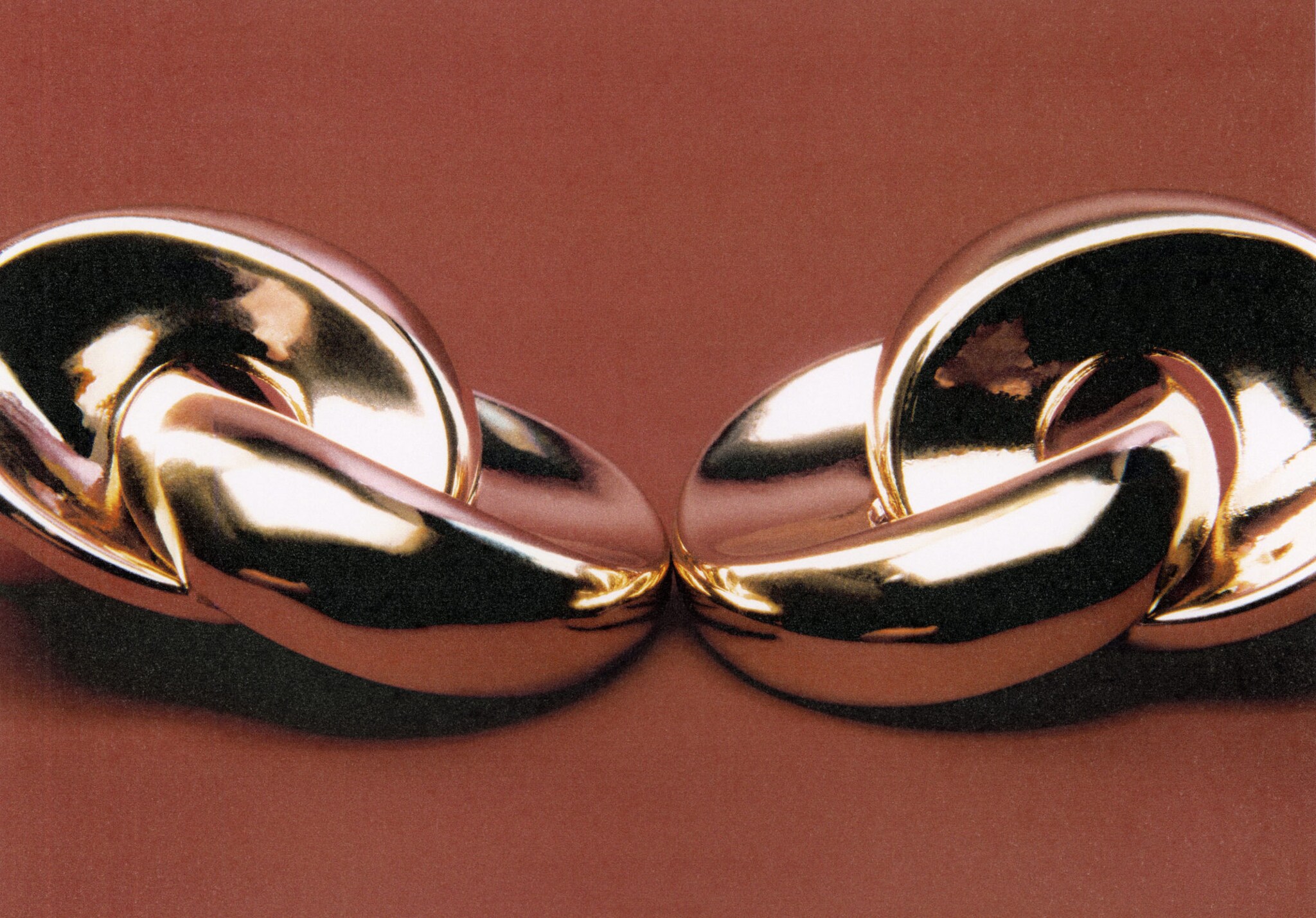 Intertwined hoop earrings - Panoramic plane
