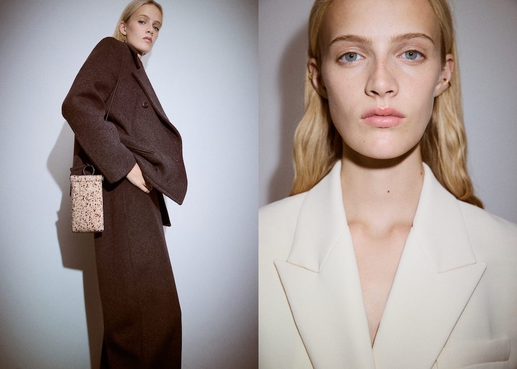 Leather and fur mobile phone case