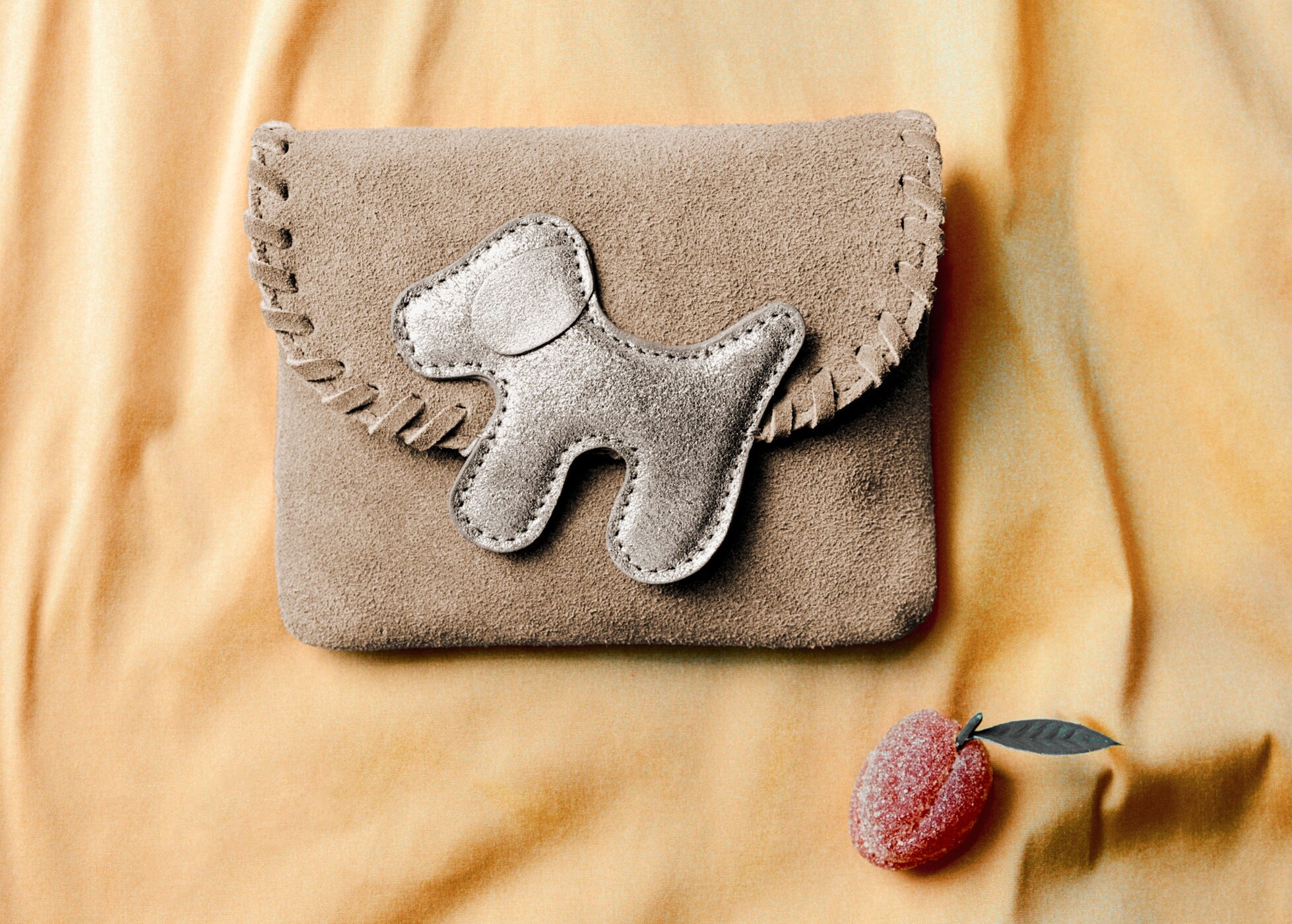 Sac cuir chien - Plan panoramique