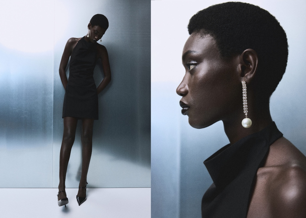 Halter neck ruched dress