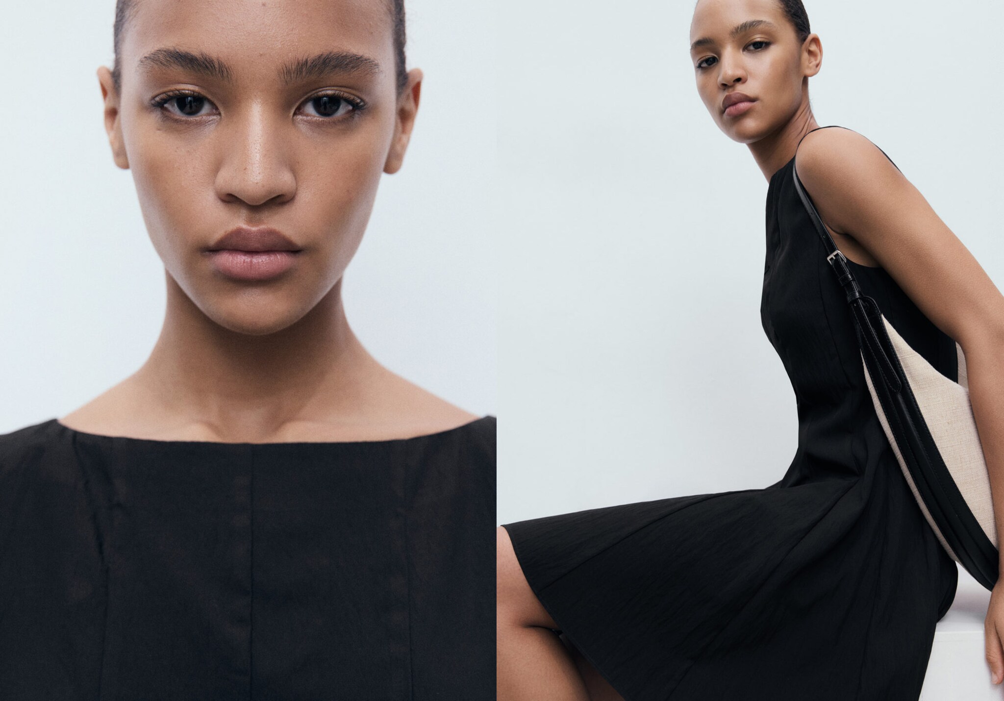 Pleated short dress - Panoramic plane
