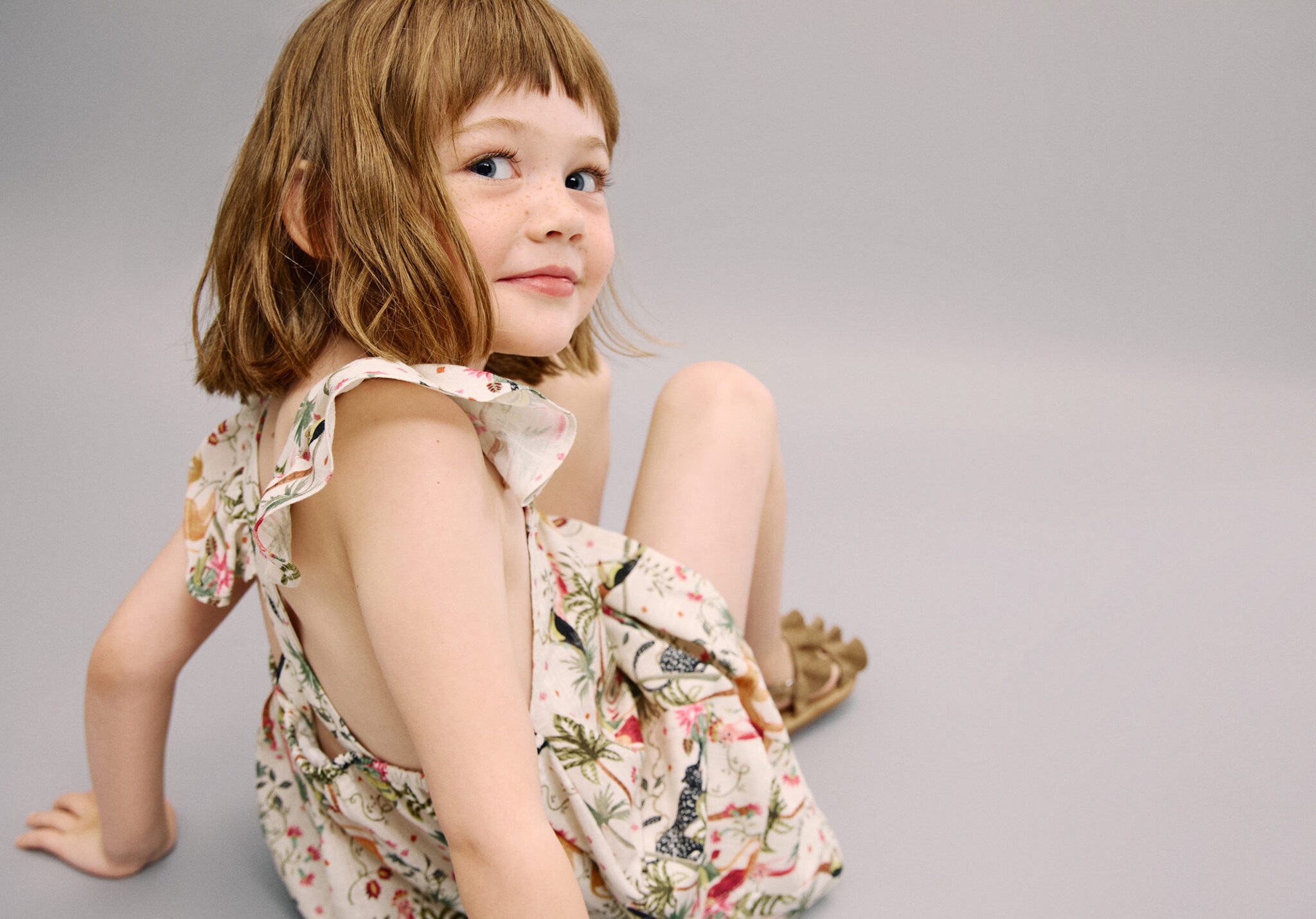 Floral print dress - Panoramic plane