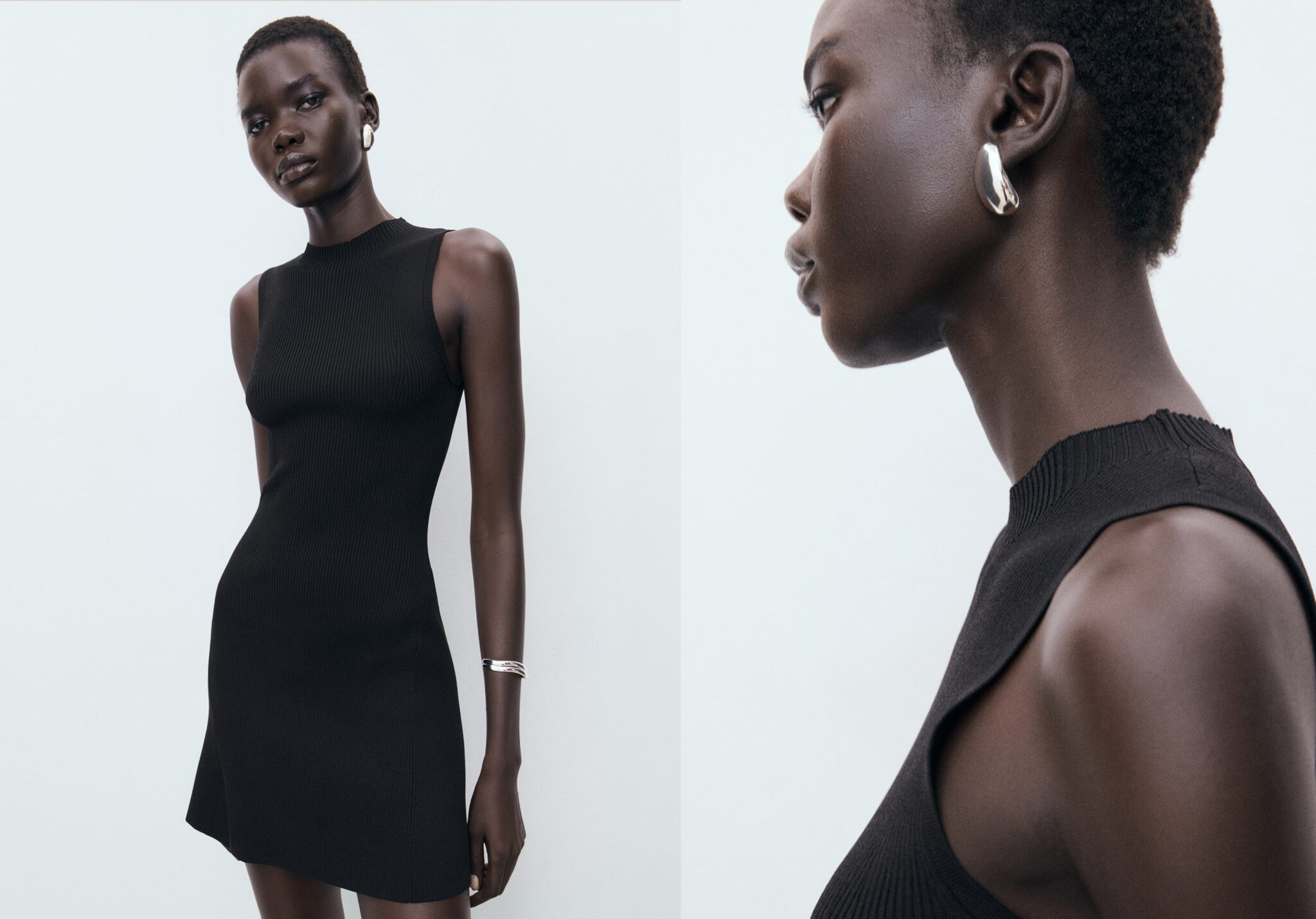 Short knitted dress - Panoramic plane