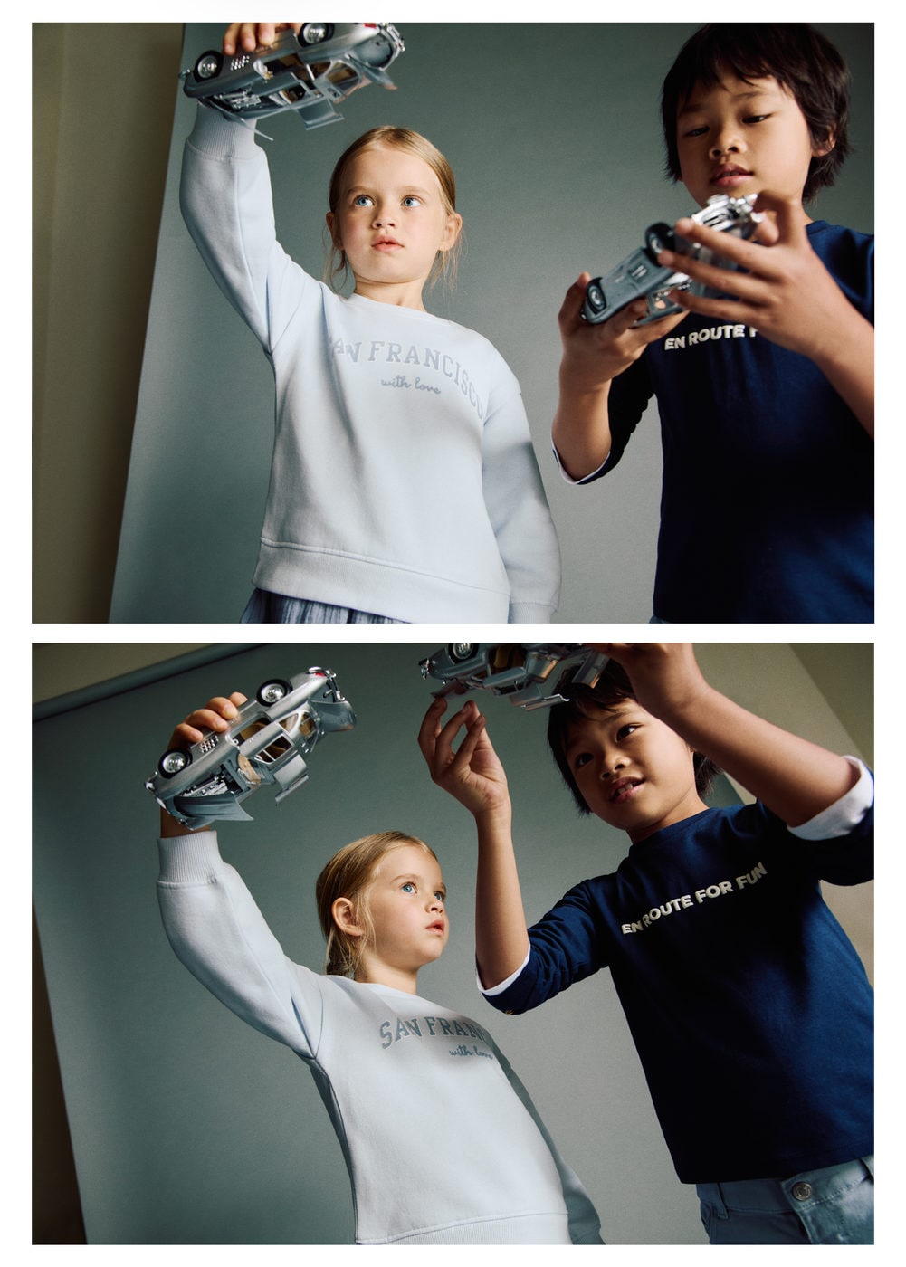 Combined sweatshirt dress