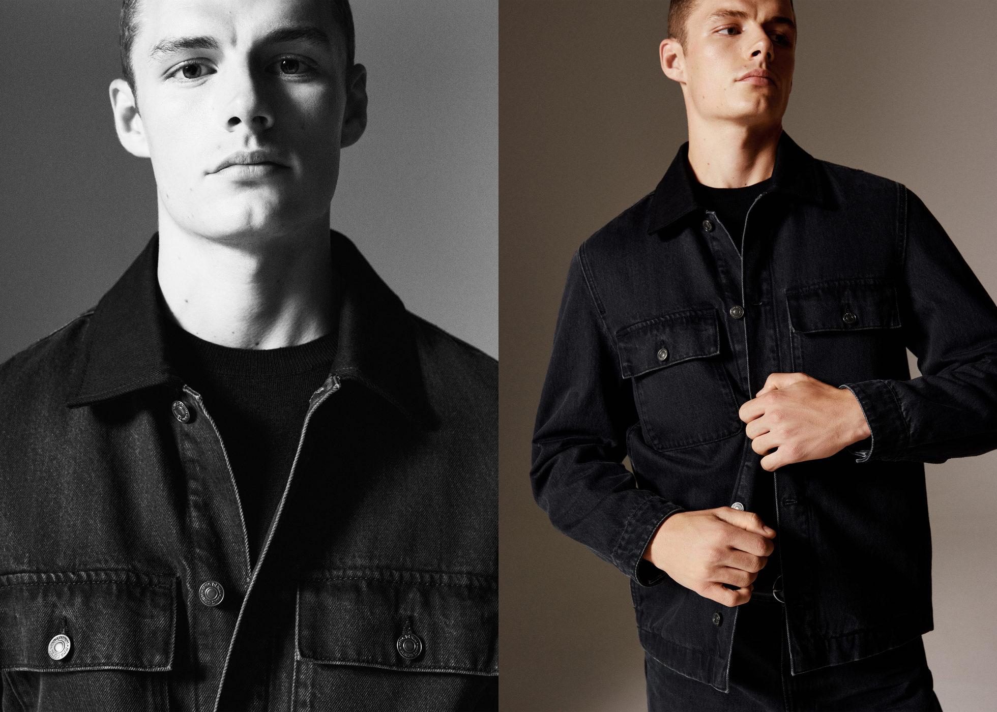 Denim jacket pockets - Panoramic plane