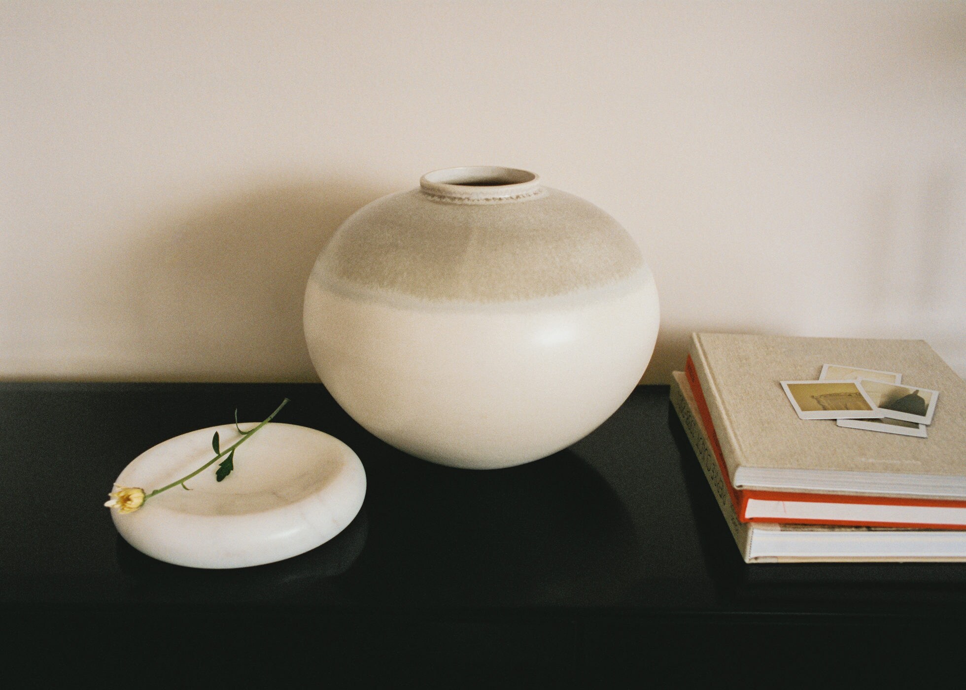 Large stoneware vase - Panoramic plane