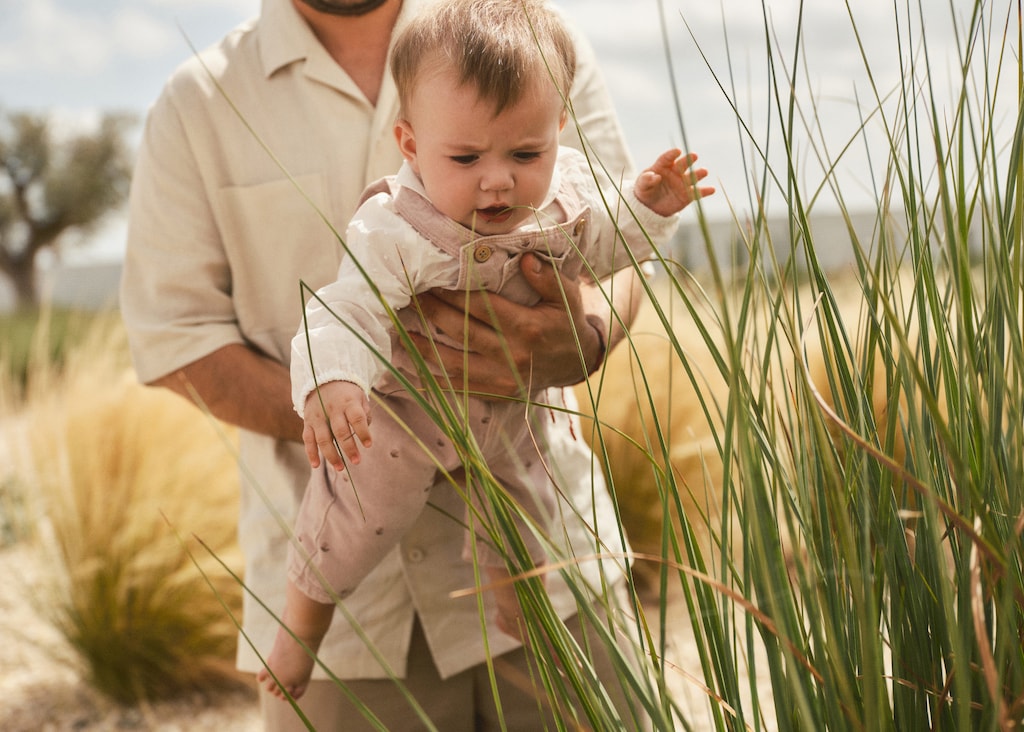 Embroidered denim dungarees