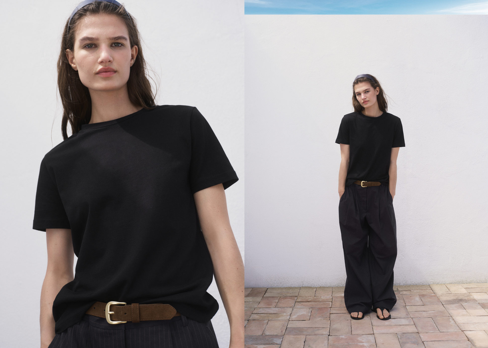 T-shirt coton manches courtes - Plan panoramique