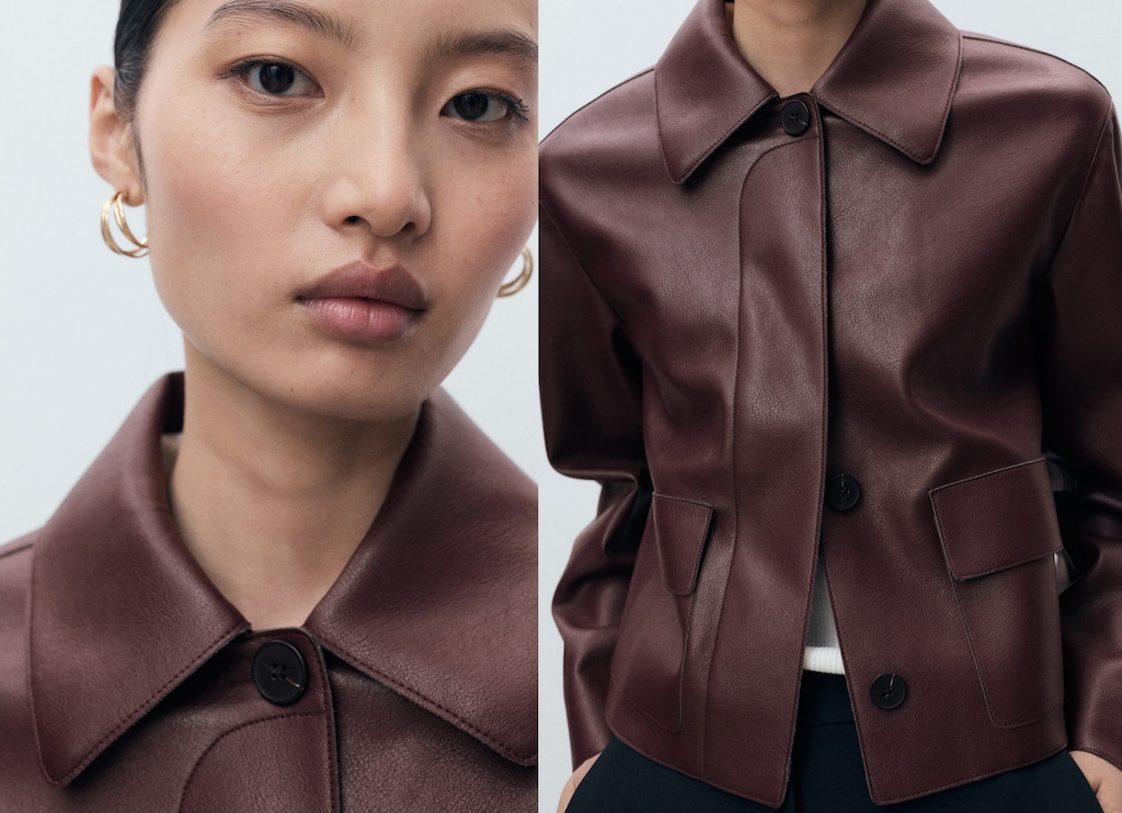 Faux-effect jacket with pockets