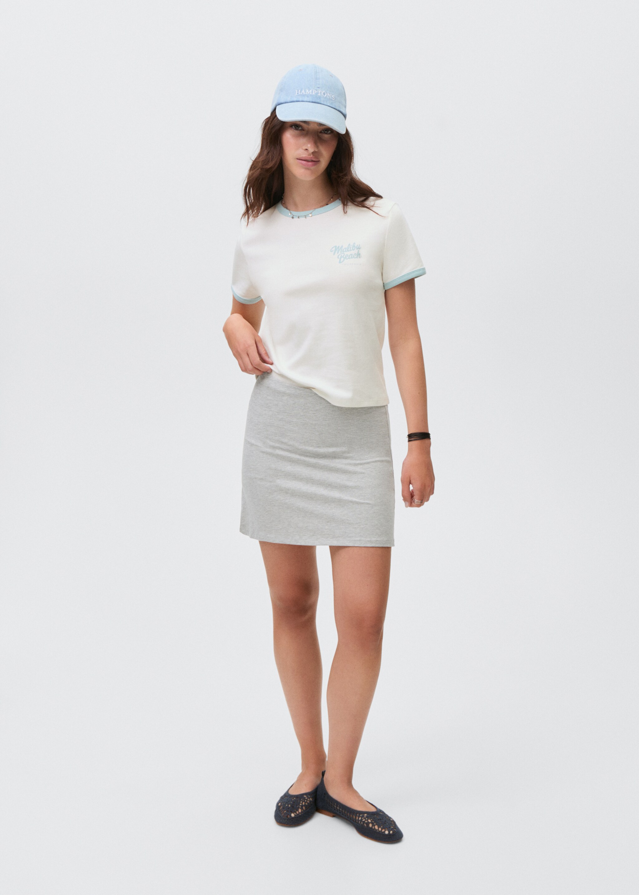 Short-sleeved printed t-shirt - General plane