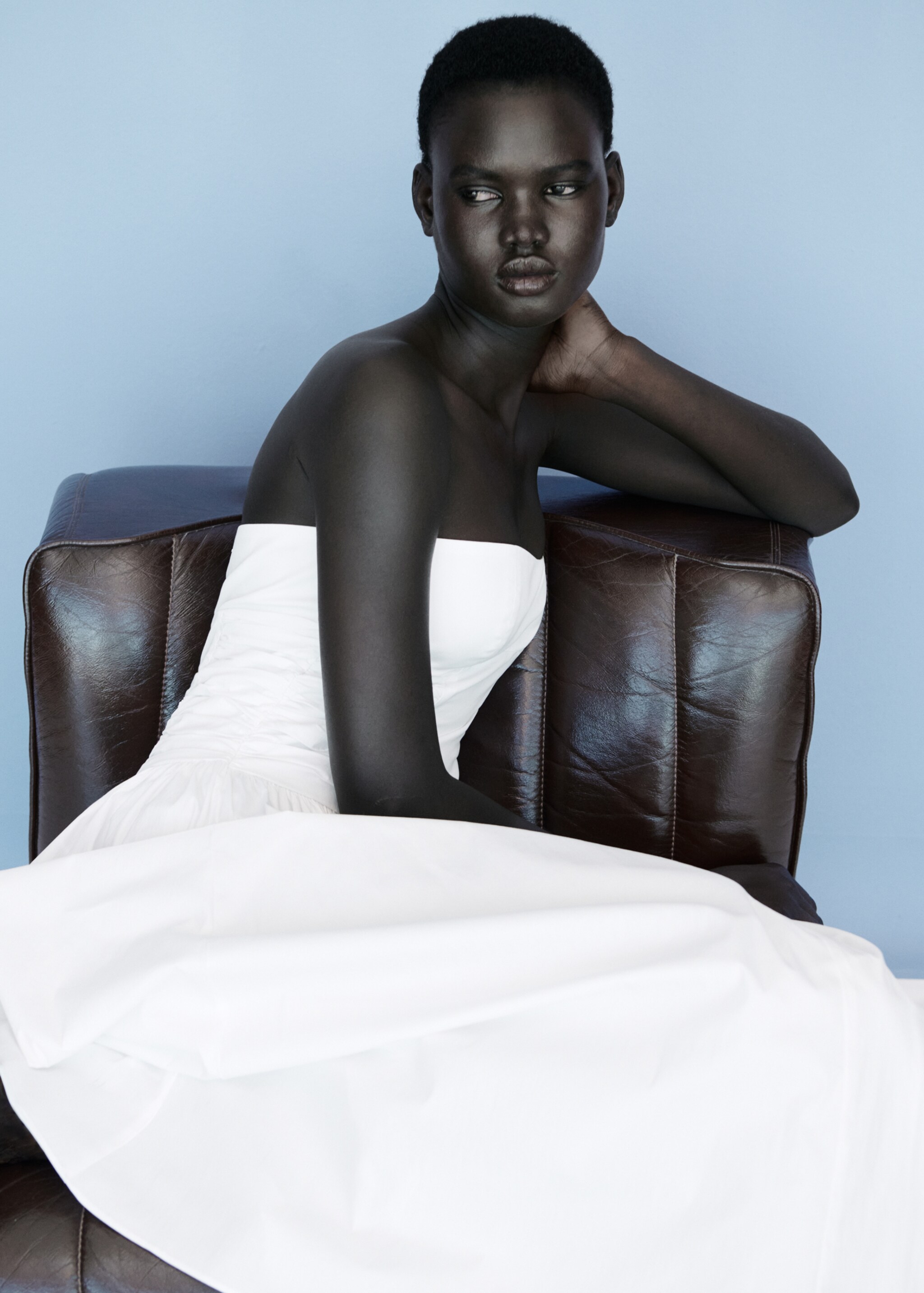 Strapless midi-dress - Details of the article 9