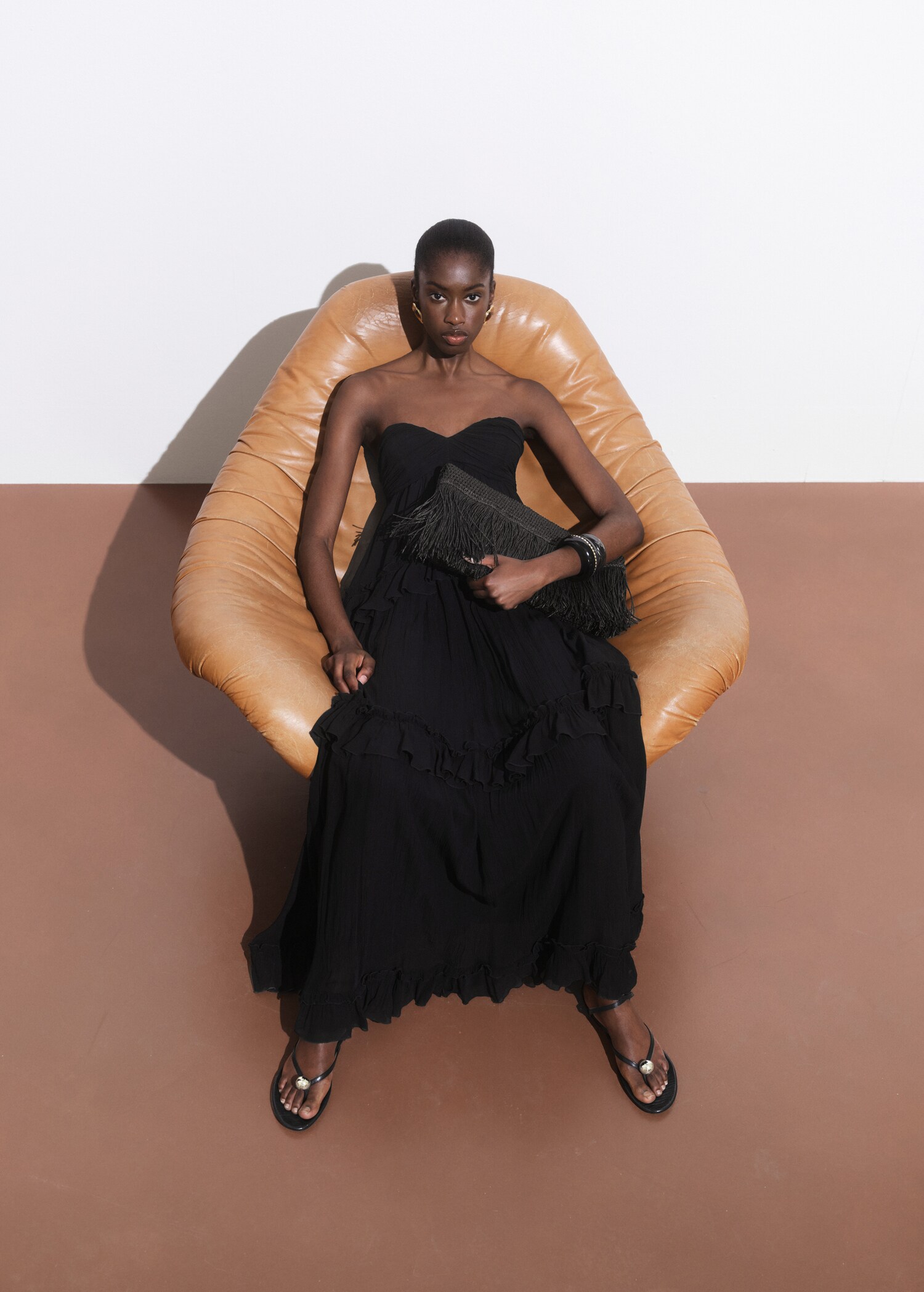 Strapless maxi-dress - Details of the article 2