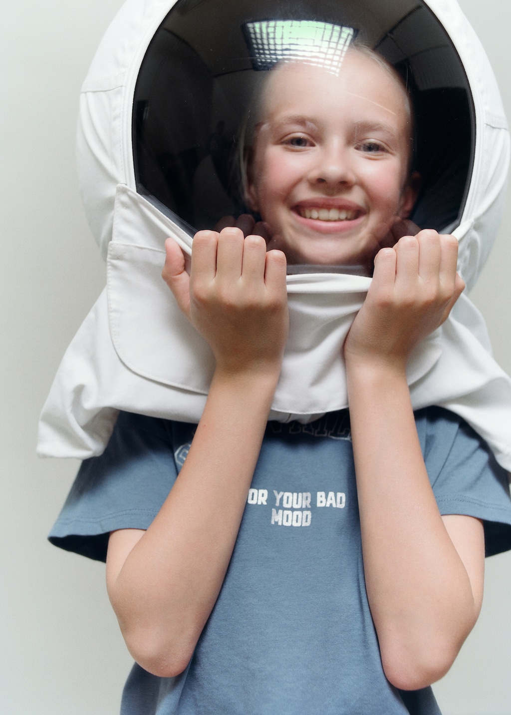 Printed cotton-blend T-shirt