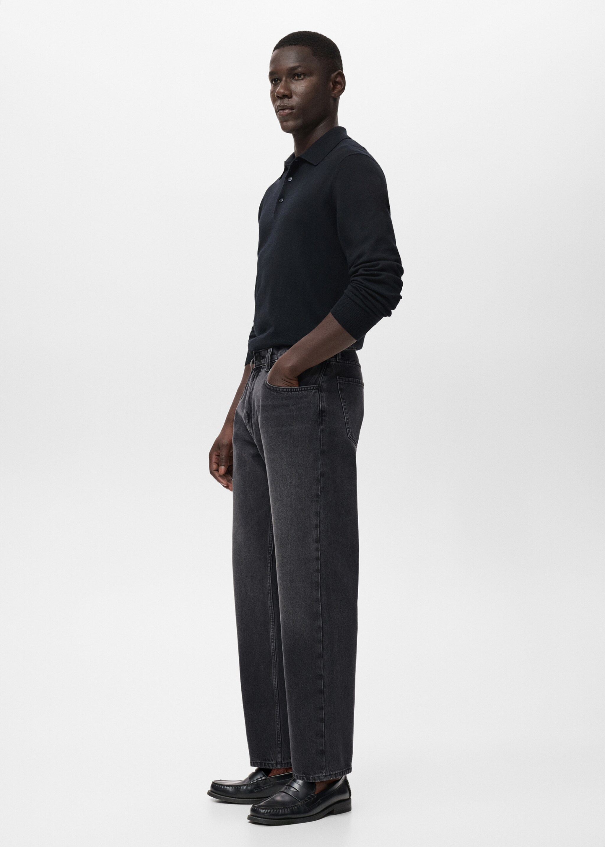 Jeans Moby straight fit lavado oscuro - Detalle del artículo 2, Gris oscuro. Ref: 17005153-01.