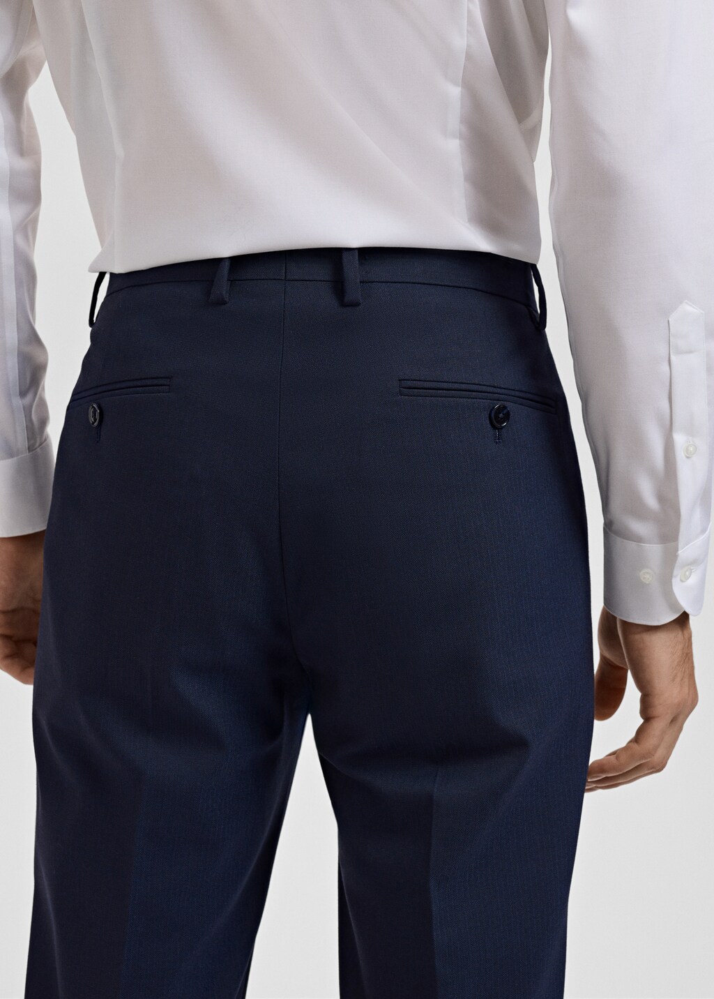 Monaco slim-fit suit pants