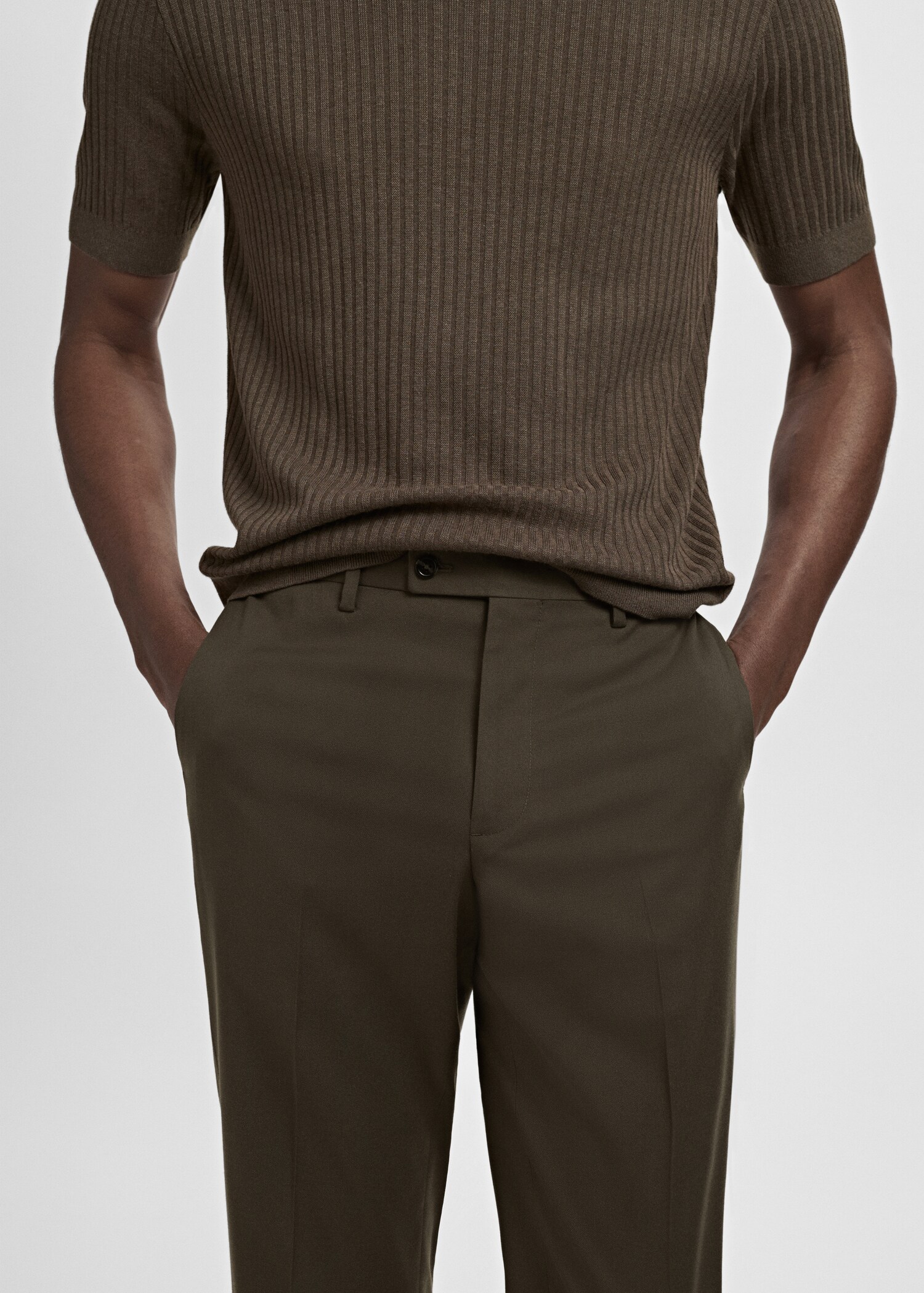 Milan slim-fit pantalon - Detail van het artikel 1