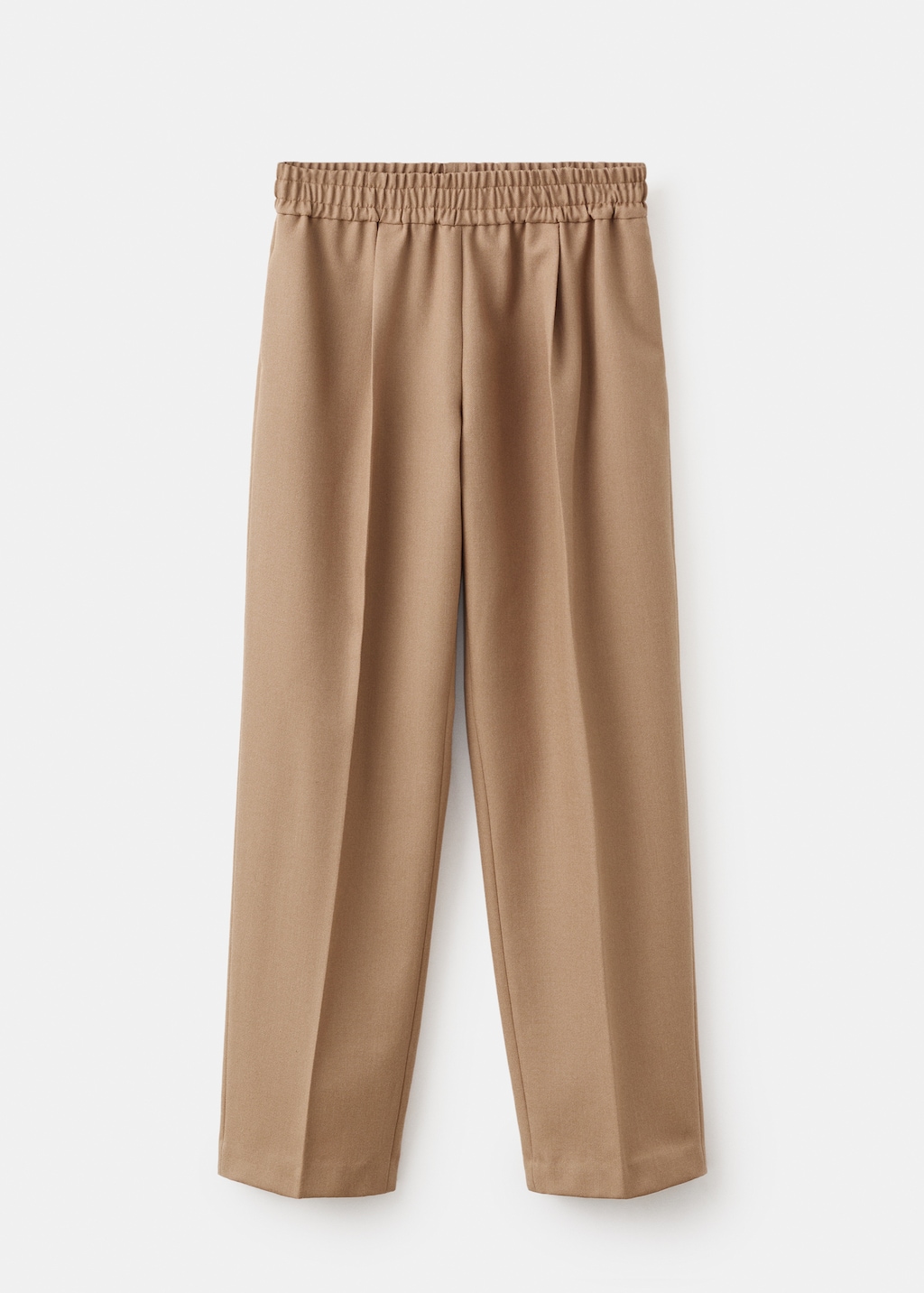 100% wool pants with elastic waist