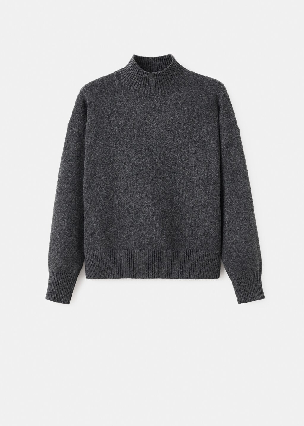 Ribbed turtleneck sweater