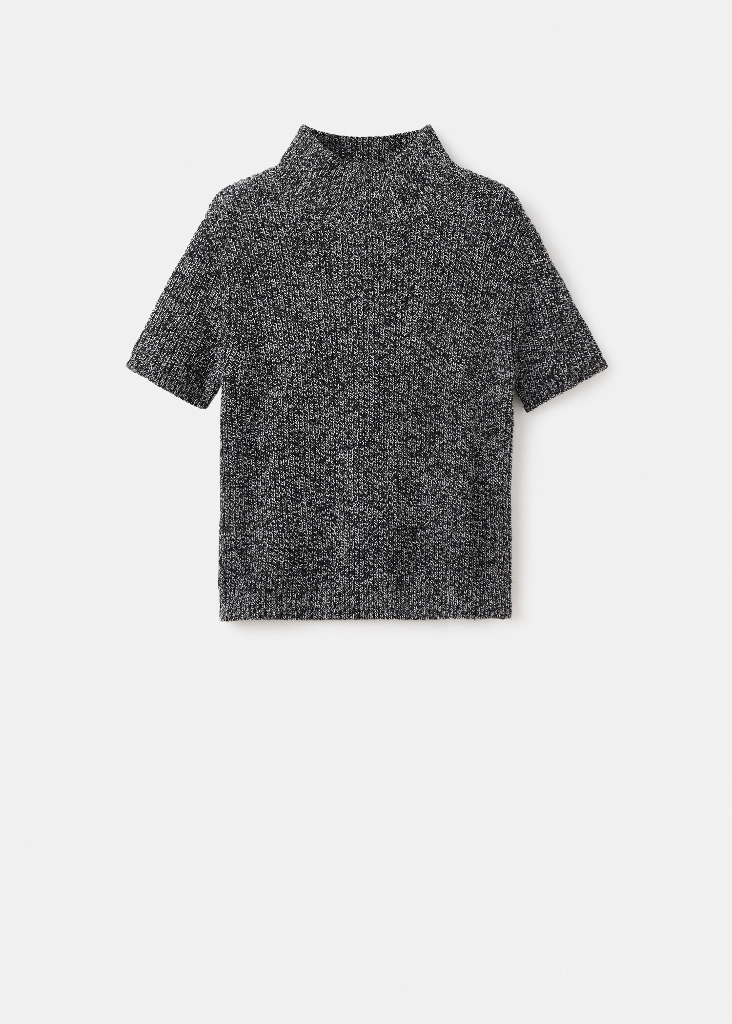 Marbled perkins-neck sweater - Article without model