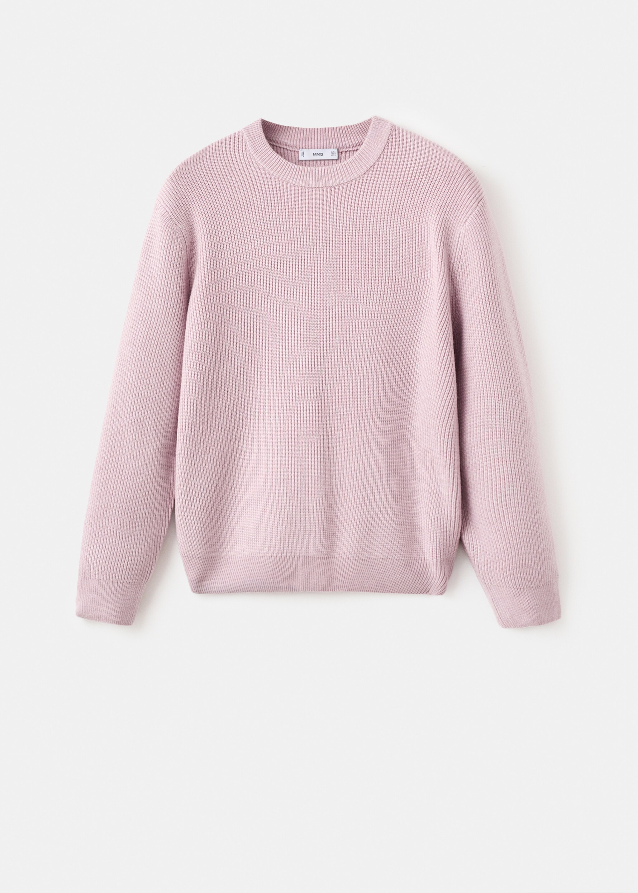 Jersey punto canalé - Artículo sin modelo, Rosa. Ref: 17007900-01.