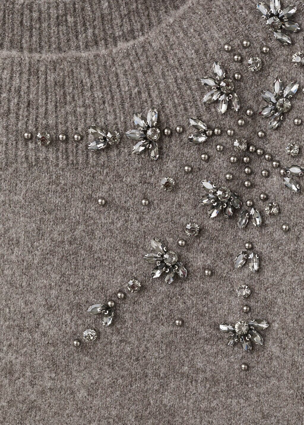 Crystal detail sweatshirt