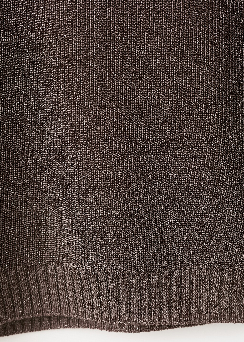 Fine-knit lurex sweater