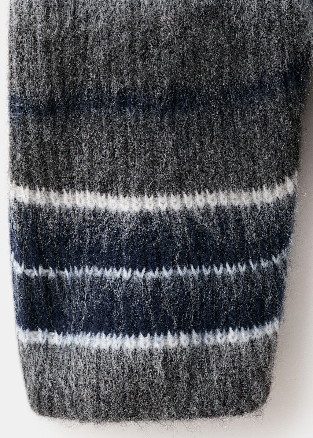 Knit striped sweater