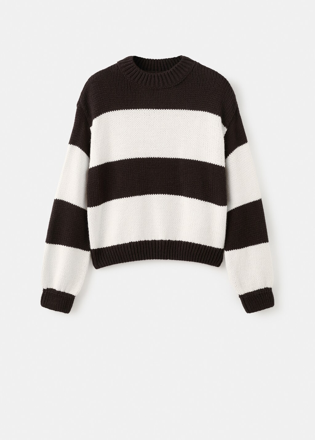 Knit striped sweater